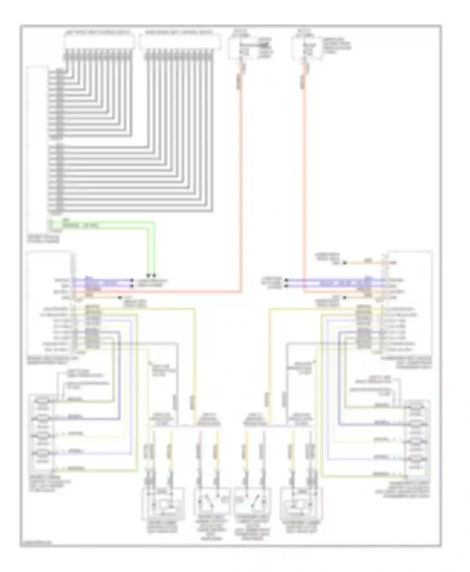 7 series BMW E65/E66 (2001-2005): Lumbar circuit