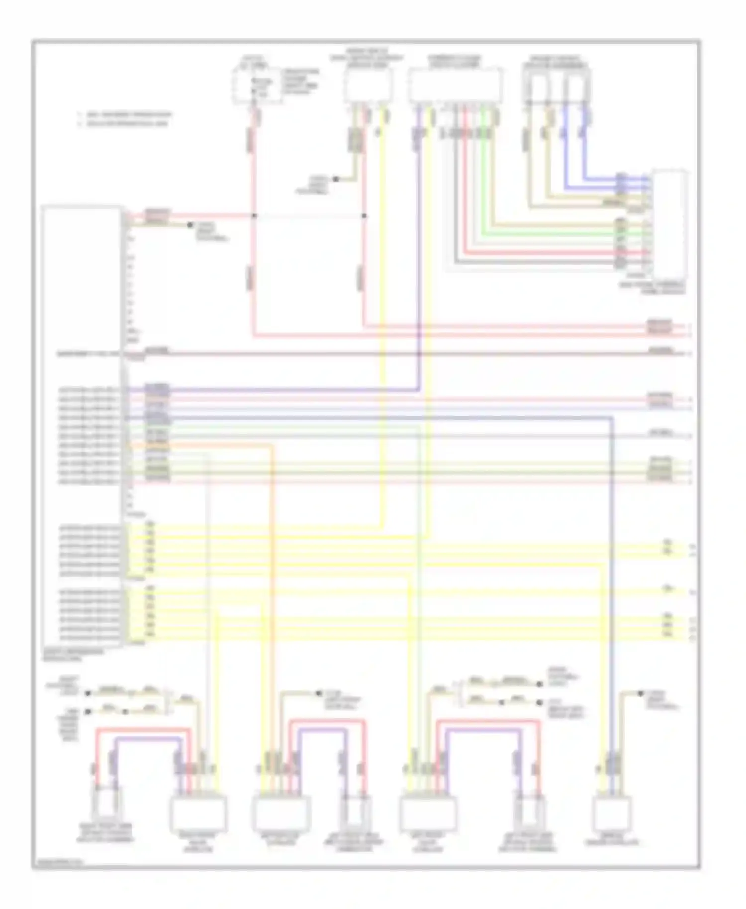 7 series BMW E65/E66 (2001-2005): Supplemental restraints circuit (1 of 3)