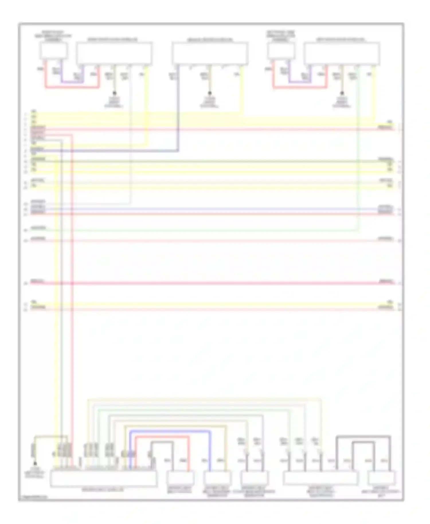 7 series BMW E65/E66 (2001-2005): Supplemental restraints circuit (2 of 4)