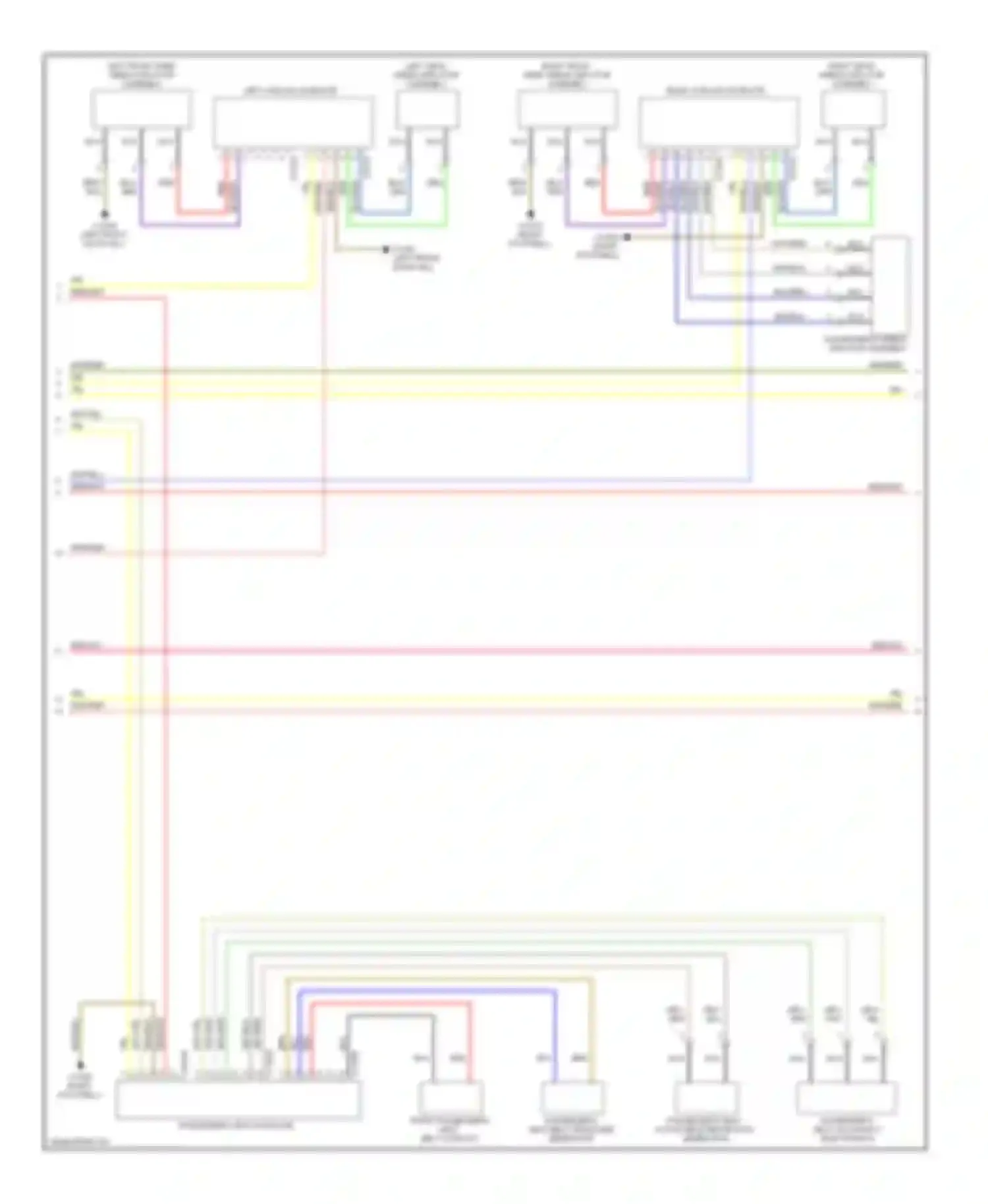 7 series BMW E65/E66 (2001-2005): Supplemental restraints circuit (3 of 4)