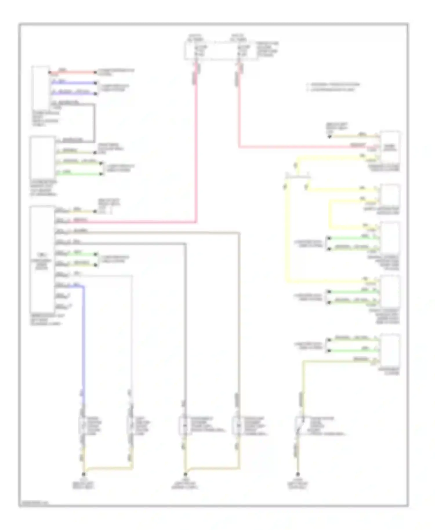 7 series BMW E65/E66 (2001-2005): Wiper/washer circuit