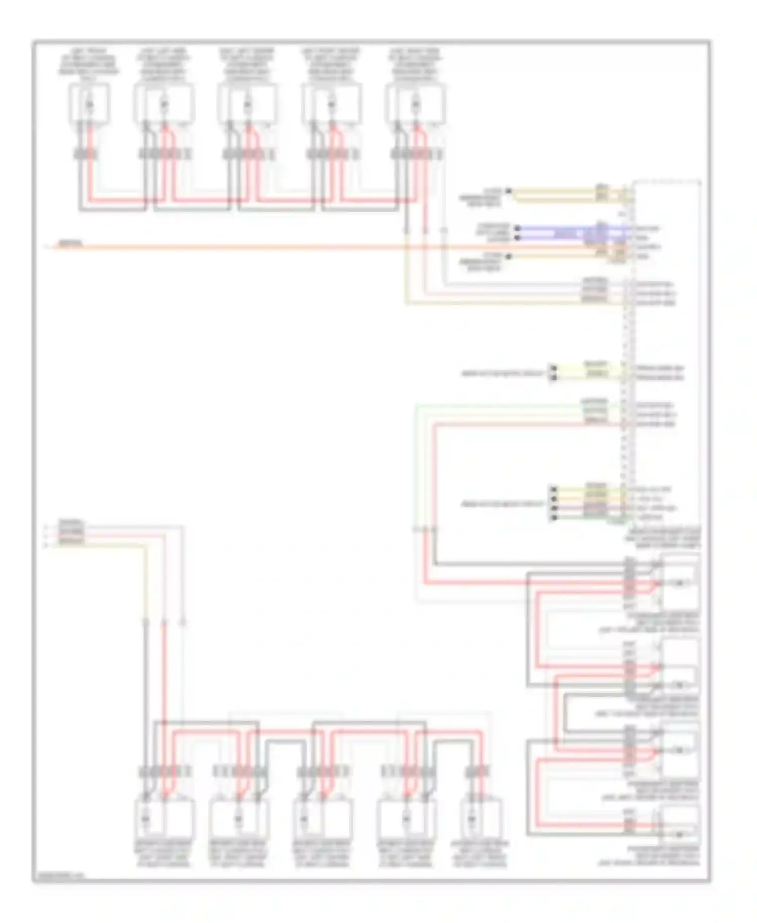 Wiring diagram 1 2 3 4 5 6 7 8 gnd gnd for BMW 7 series E65/E66 (2001-2005) (5 of 6)