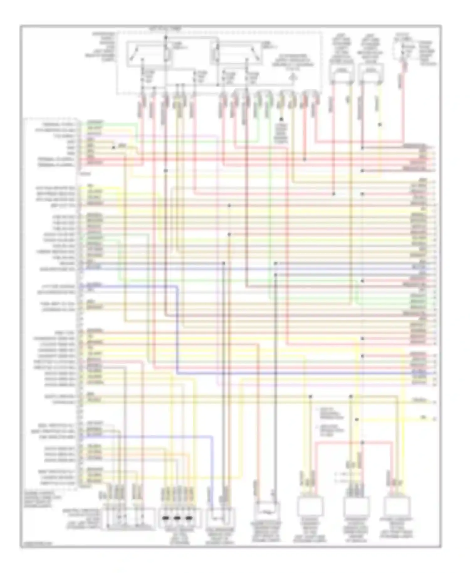 Wiring diagram 2006 late production to 2007 for BMW 7 series E65/E66 (2001-2005) (5 of 5)