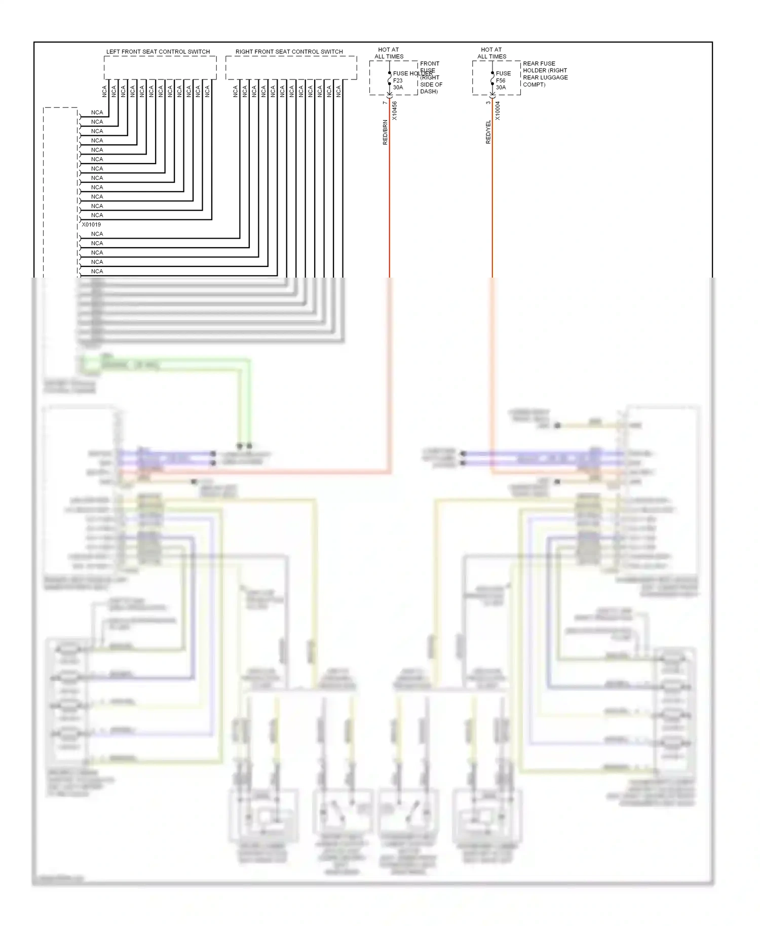 BMW 7 series E65/E66 (2001-2005) blk/yel wiring diagram  (31 of 35)