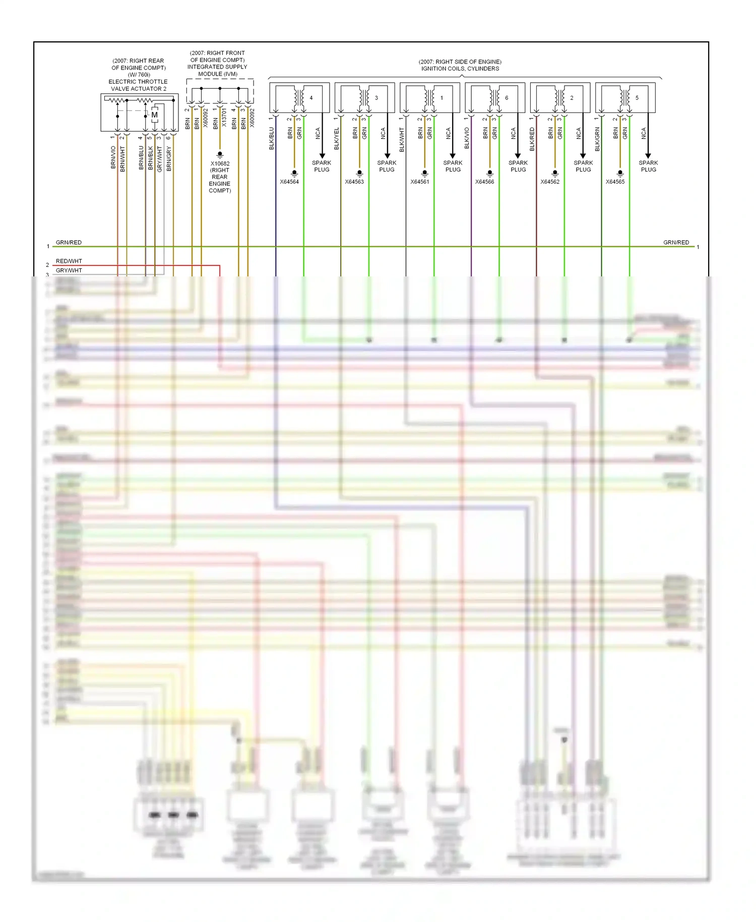 BMW 7 series E65/E66 (2001-2005) blu/blk wiring diagram  (38 of 42)