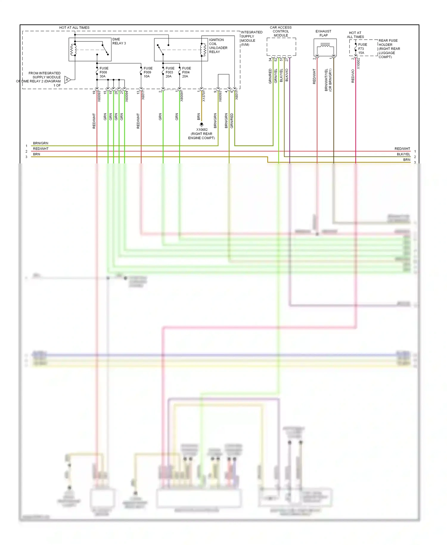 BMW 7 series E65/E66 (2001-2005) blu/blk wiring diagram  (18 of 42)