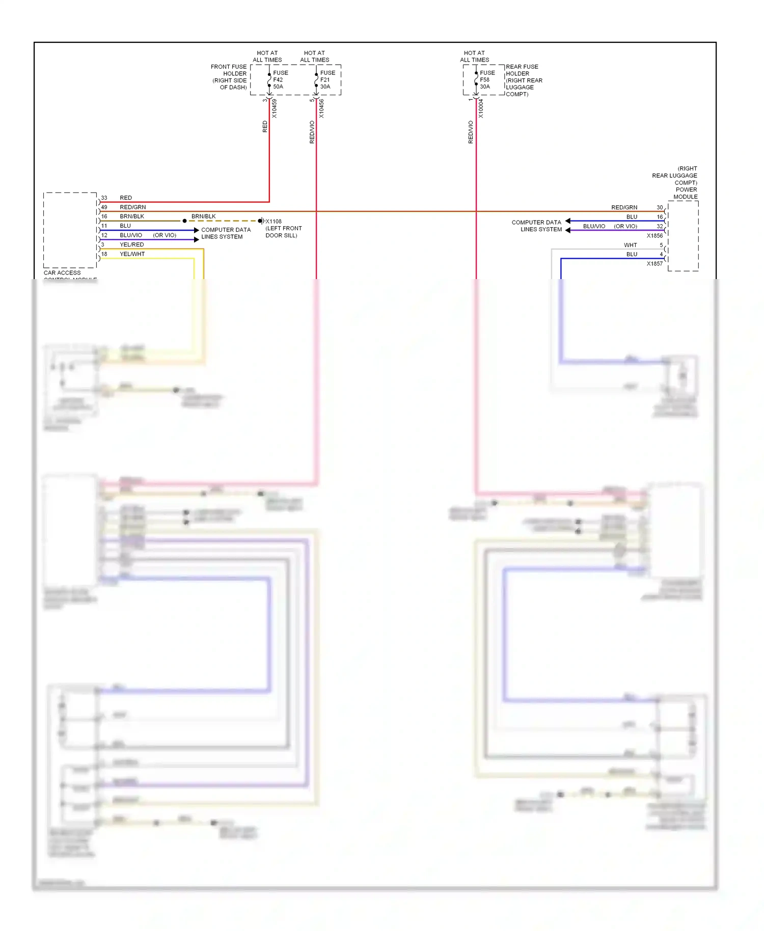 BMW 7 series E65/E66 (2001-2005) brn wiring diagram  (68 of 139)
