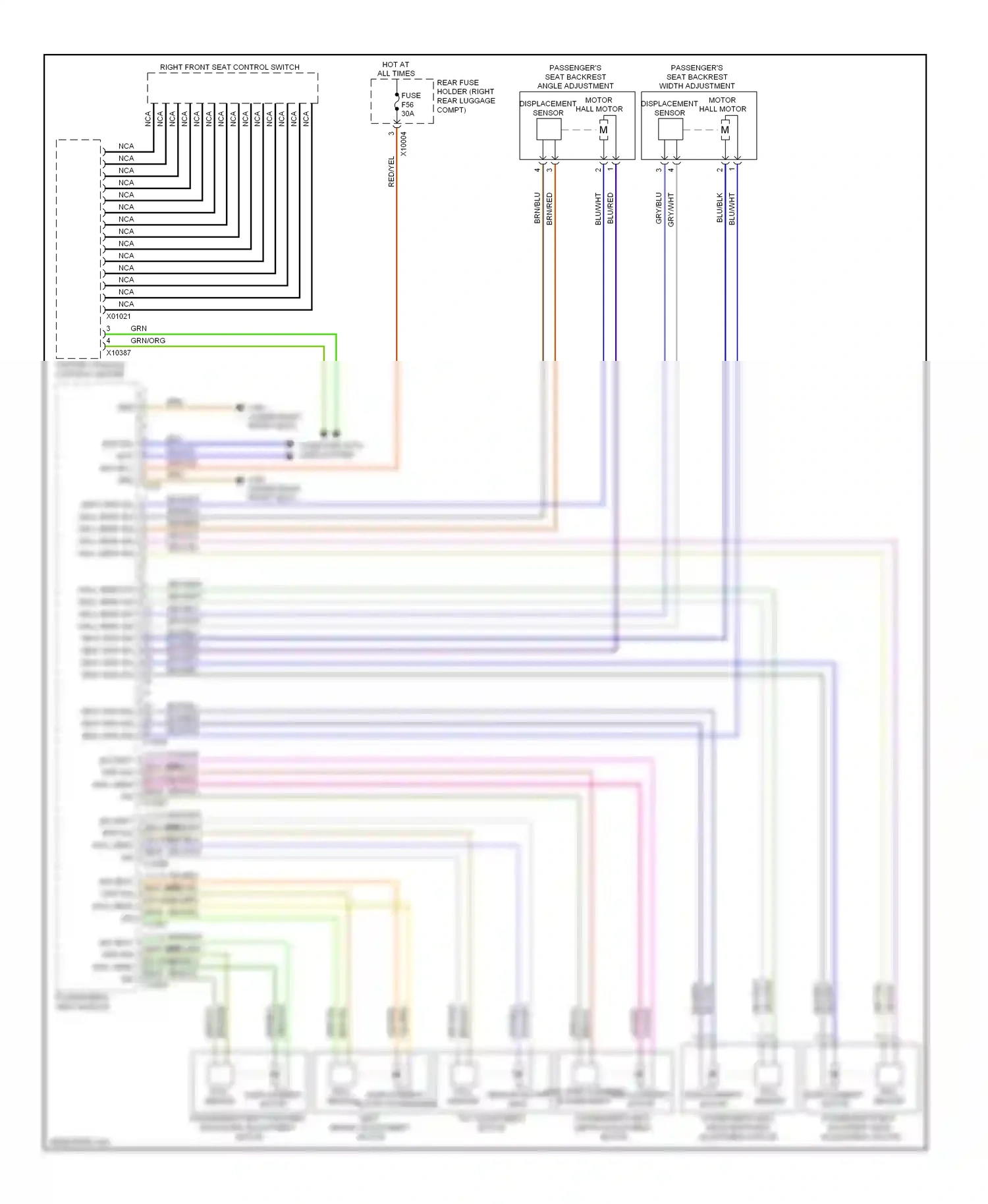BMW 7 series E65/E66 (2001-2005) brn wiring diagram  (126 of 139)