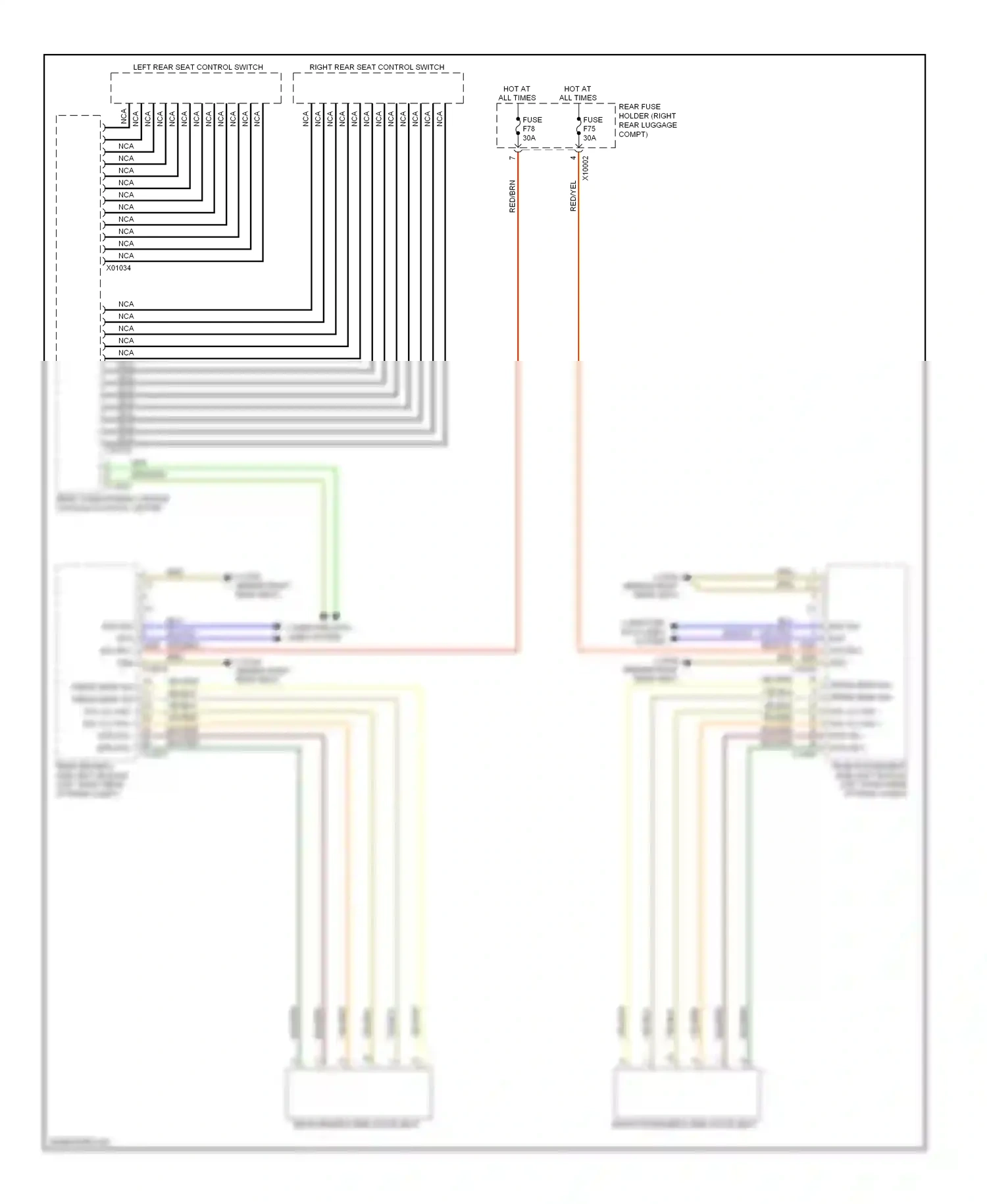 BMW 7 series E65/E66 (2001-2005) brn wiring diagram  (127 of 139)
