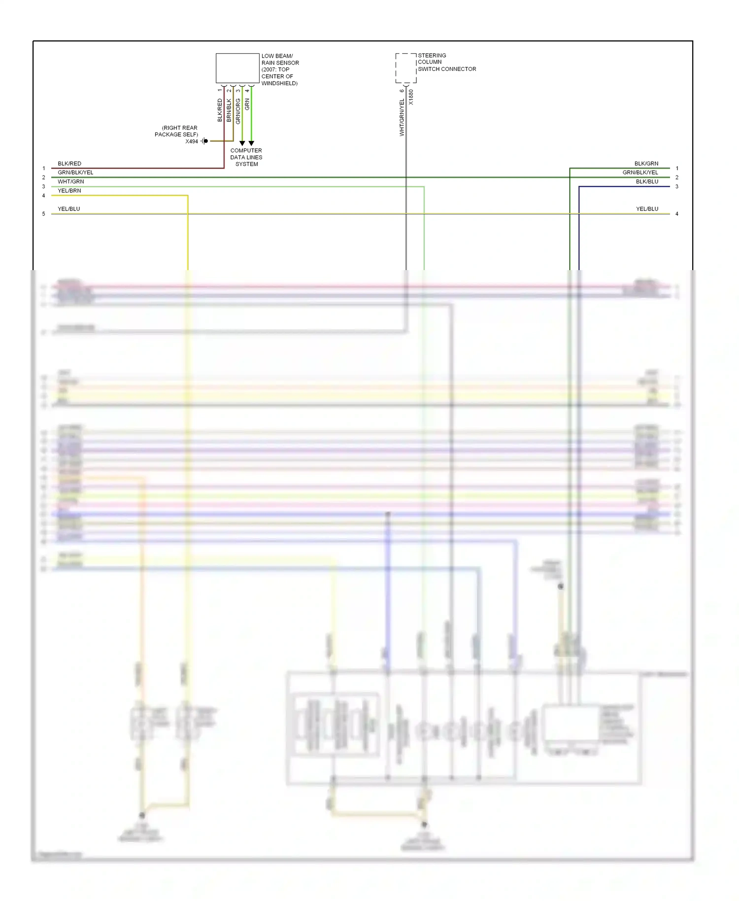BMW 7 series E65/E66 (2001-2005) brn wiring diagram  (49 of 139)