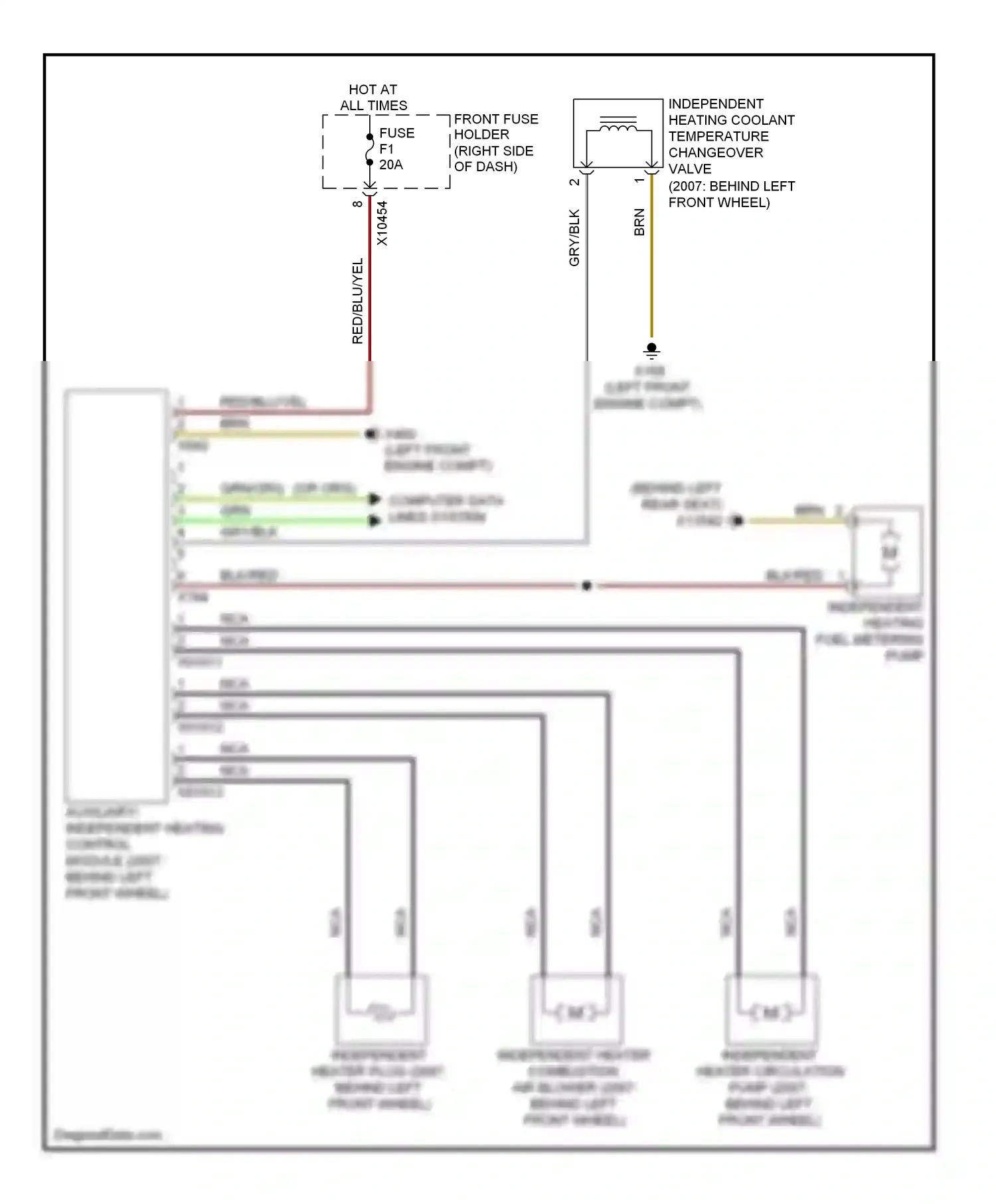 BMW 7 series E65/E66 (2001-2005) brn wiring diagram  (8 of 139)