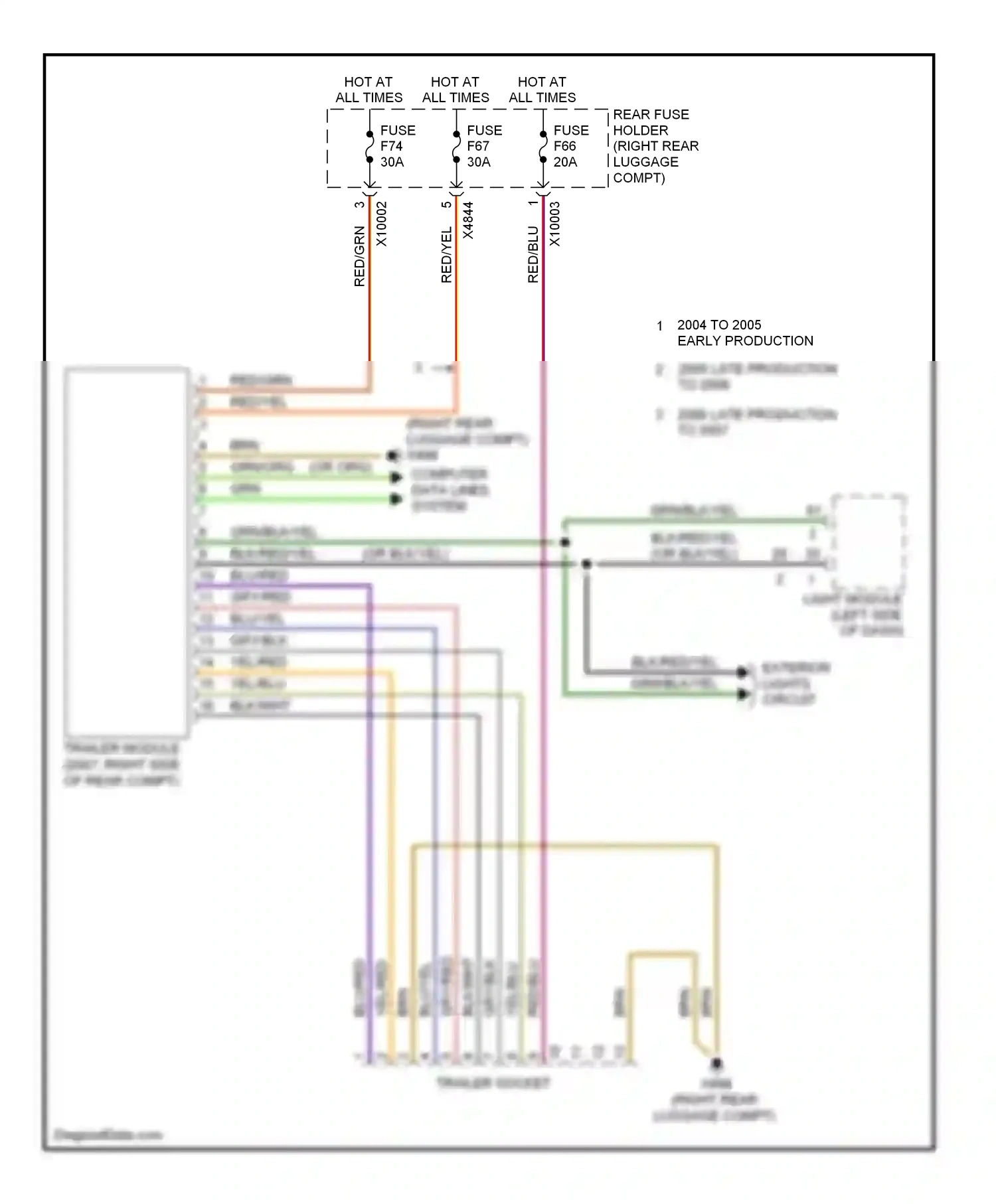 BMW 7 series E65/E66 (2001-2005) brn wiring diagram  (39 of 139)