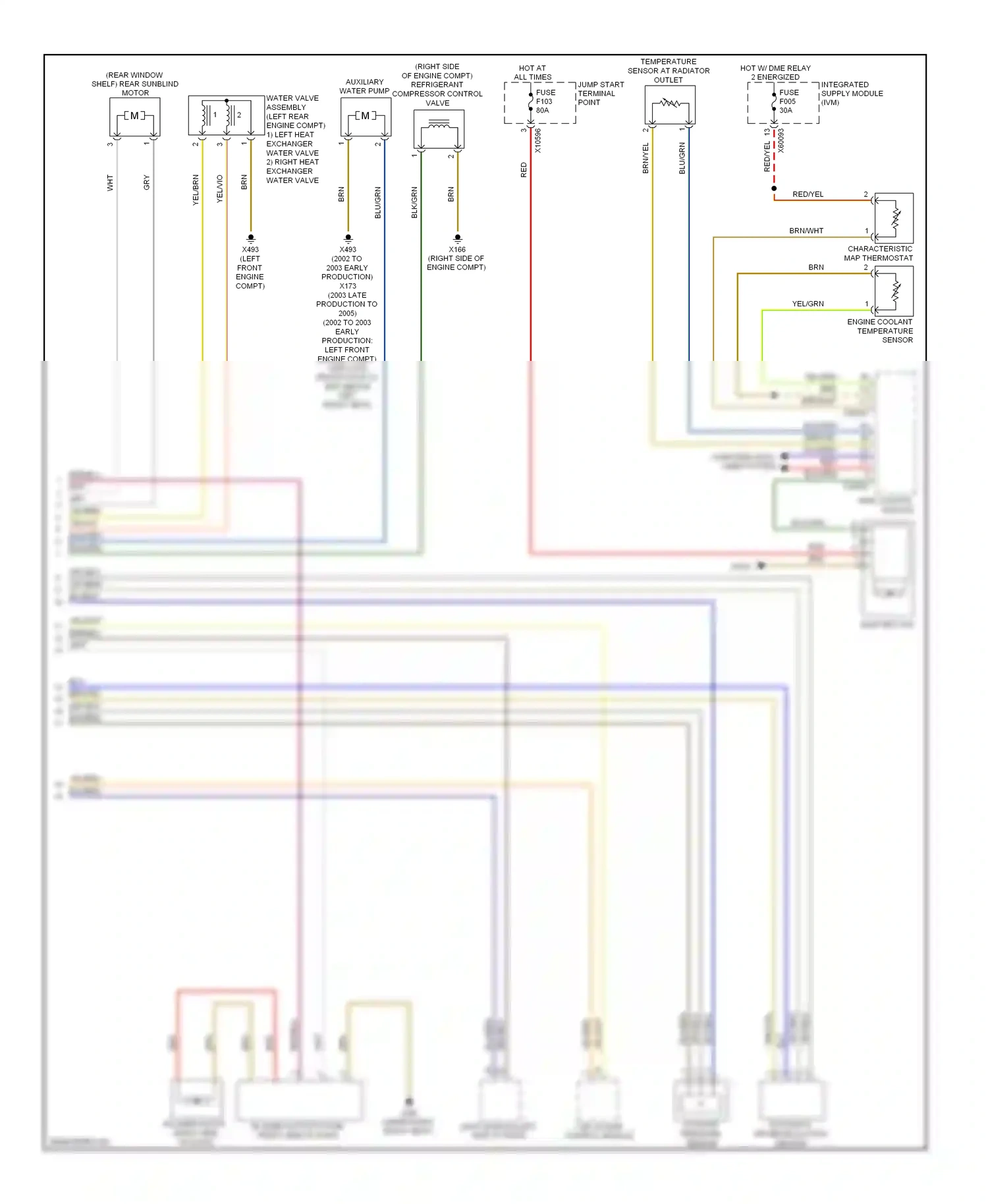 BMW 7 series E65/E66 (2001-2005) brn wiring diagram  (134 of 139)
