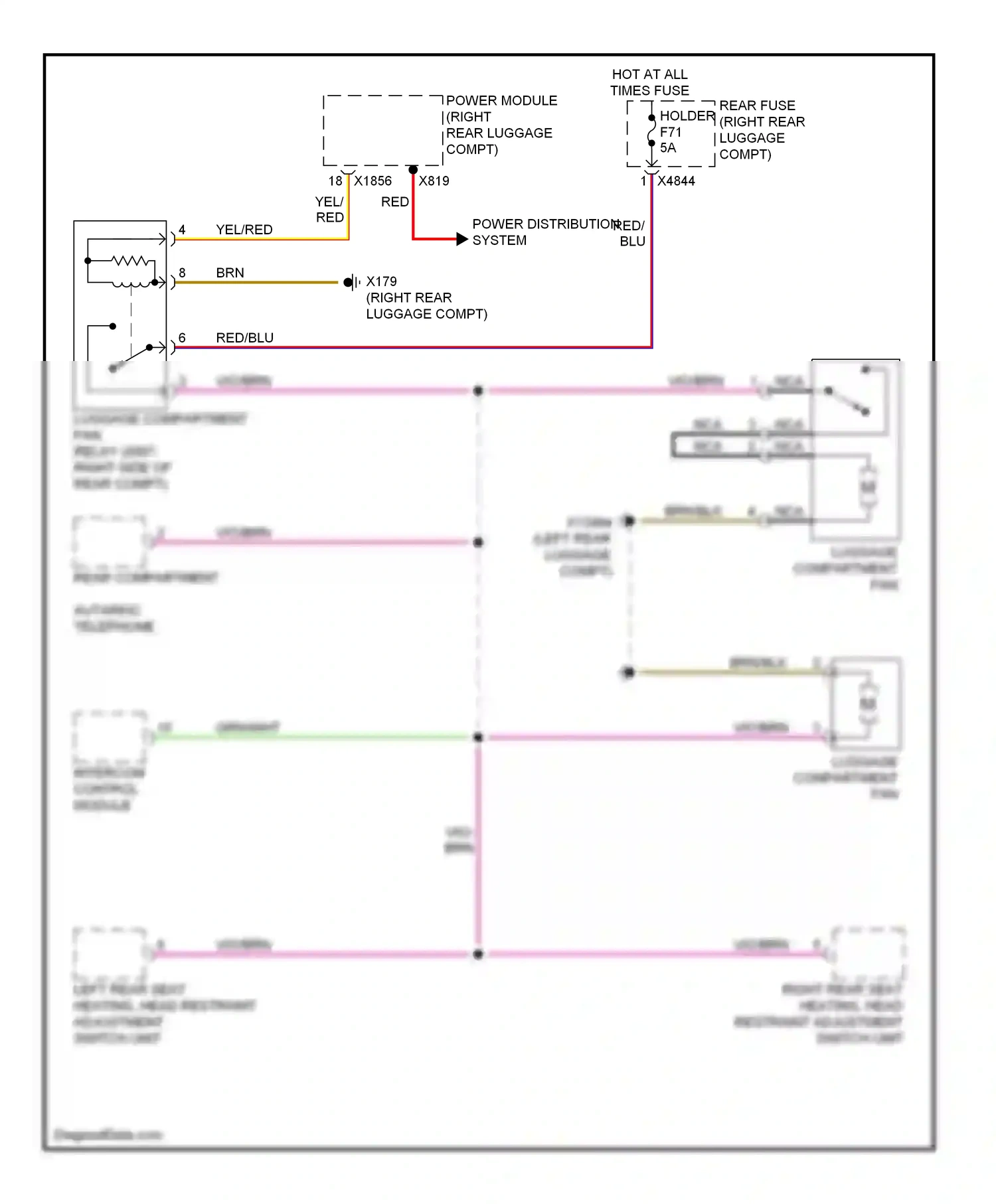 BMW 7 series E65/E66 (2001-2005) brn wiring diagram  (9 of 139)