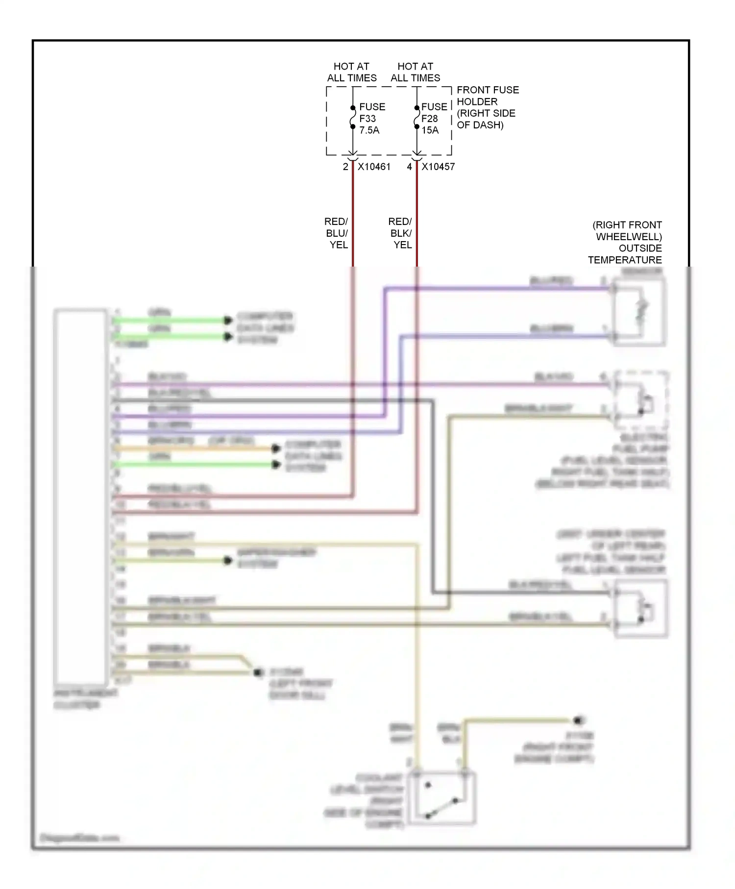 BMW 7 series E65/E66 (2001-2005) brn wiring diagram  (58 of 139)
