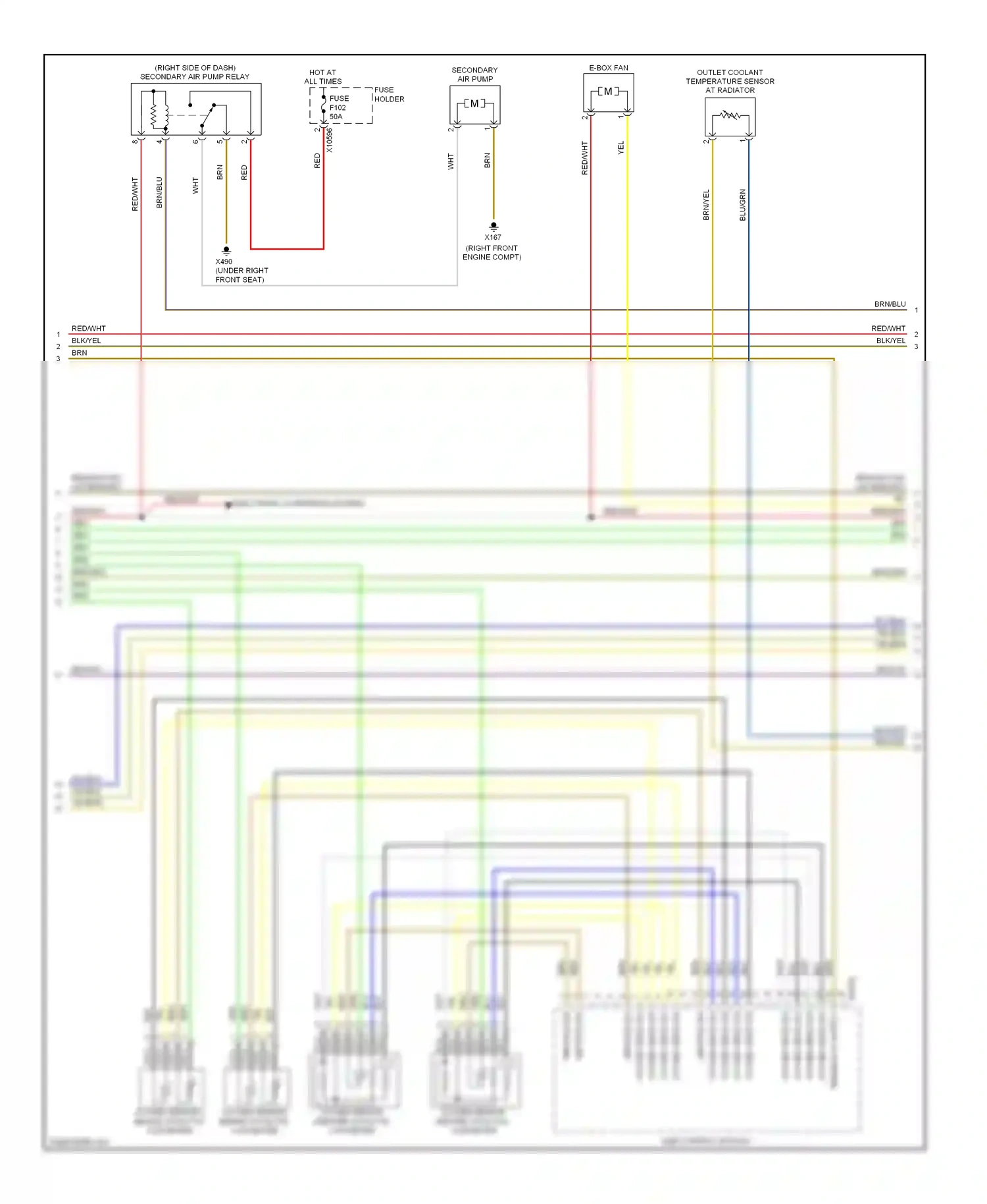 BMW 7 series E65/E66 (2001-2005) brn wiring diagram  (29 of 139)