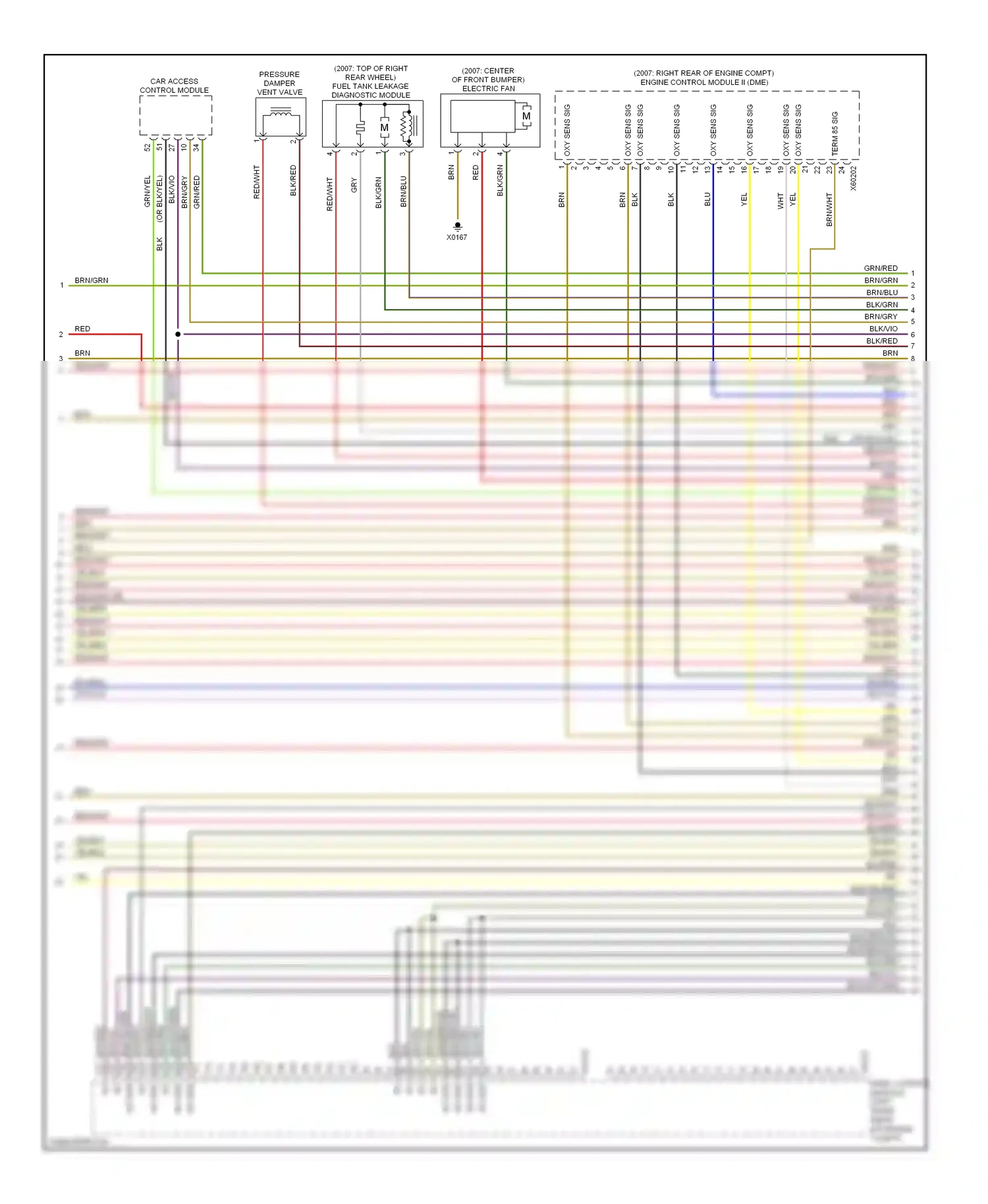 BMW 7 series E65/E66 (2001-2005) brn wiring diagram  (107 of 139)
