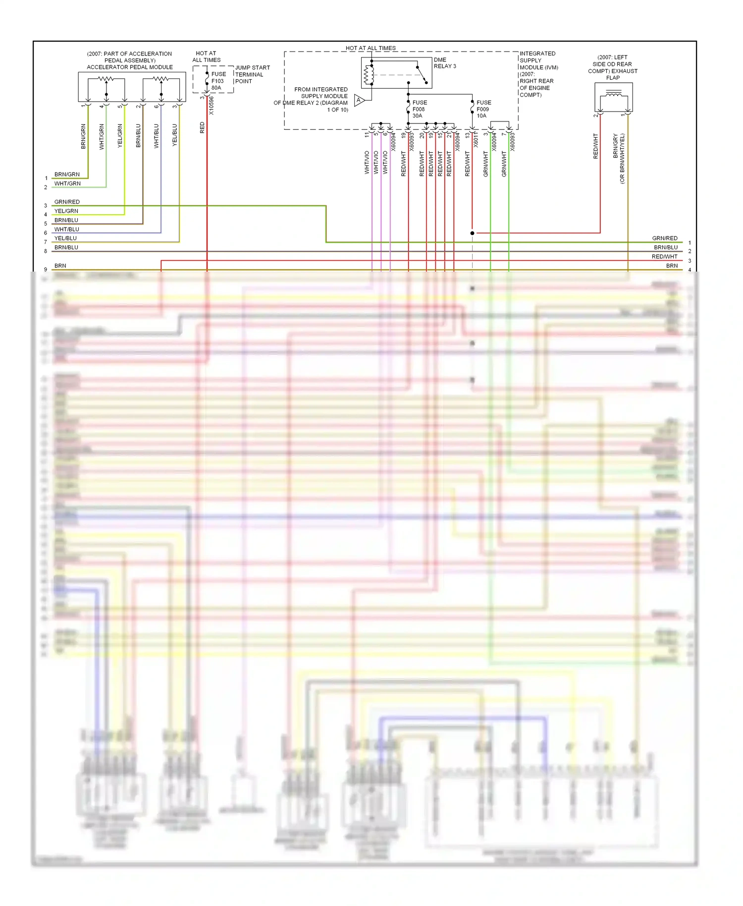 BMW 7 series E65/E66 (2001-2005) brn wiring diagram  (109 of 139)