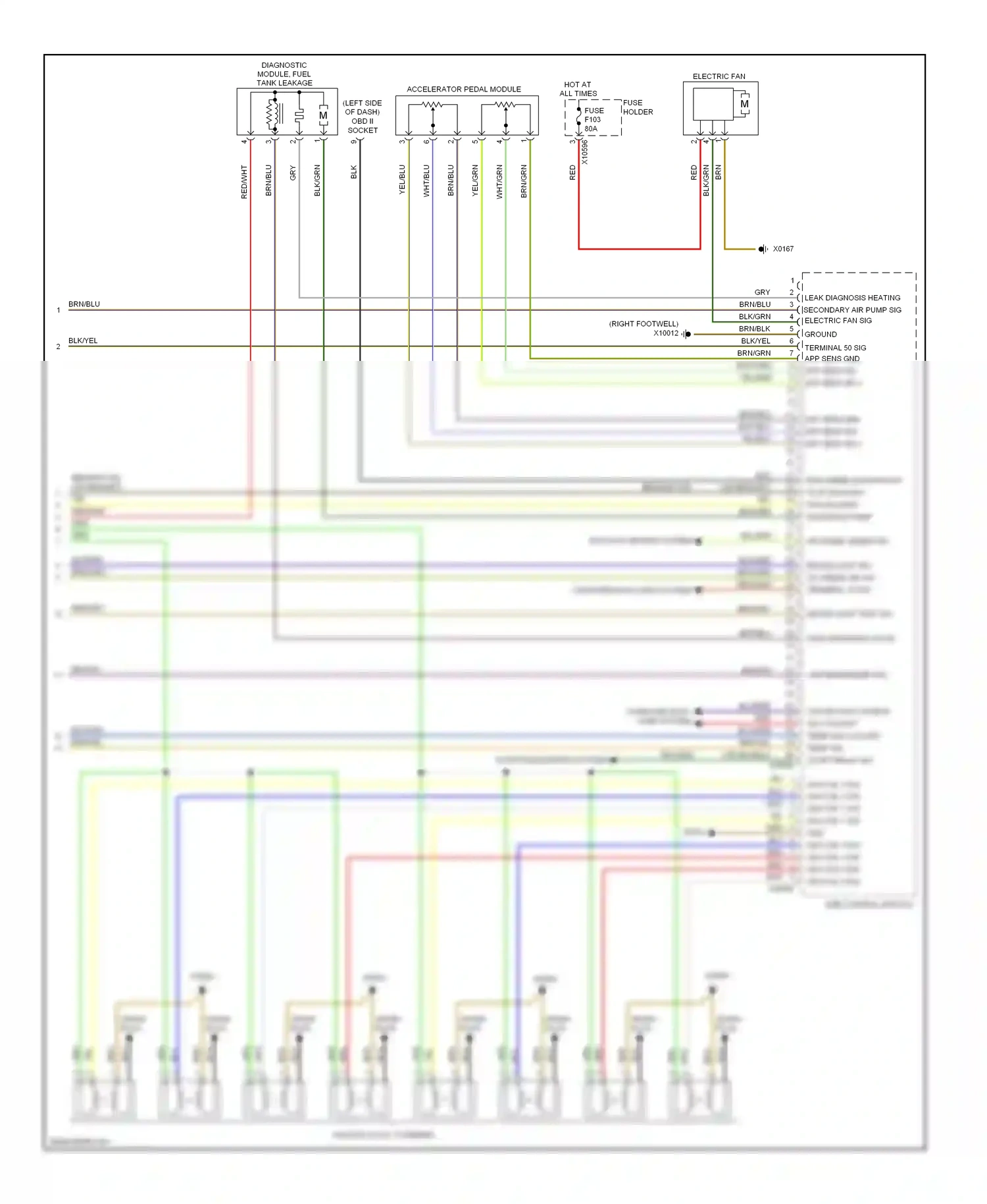 BMW 7 series E65/E66 (2001-2005) brn wiring diagram  (40 of 139)
