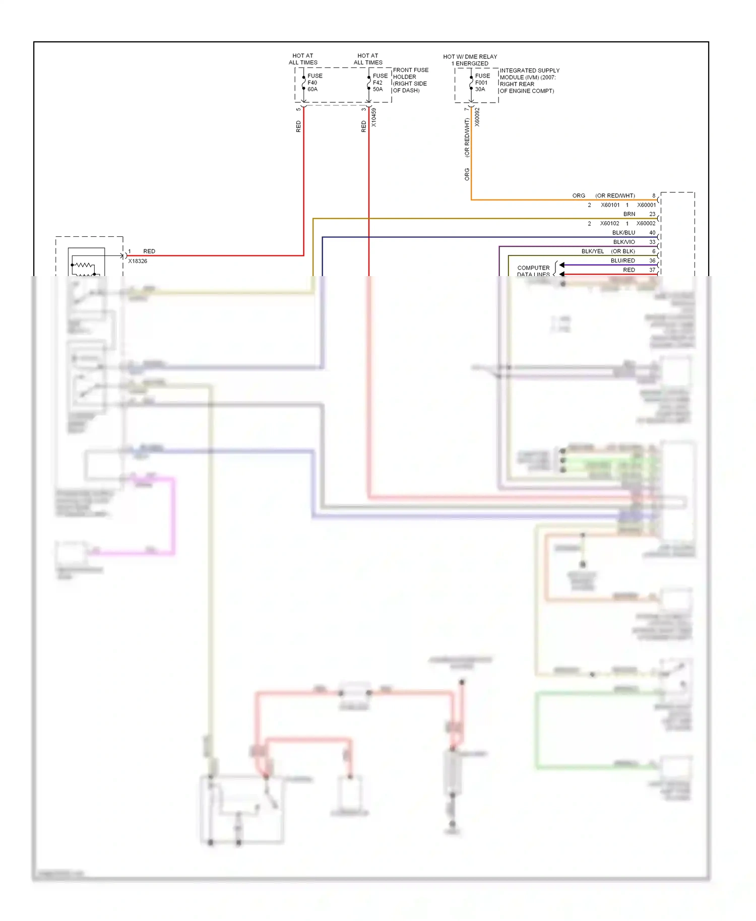 BMW 7 series E65/E66 (2001-2005) brn wiring diagram  (92 of 139)