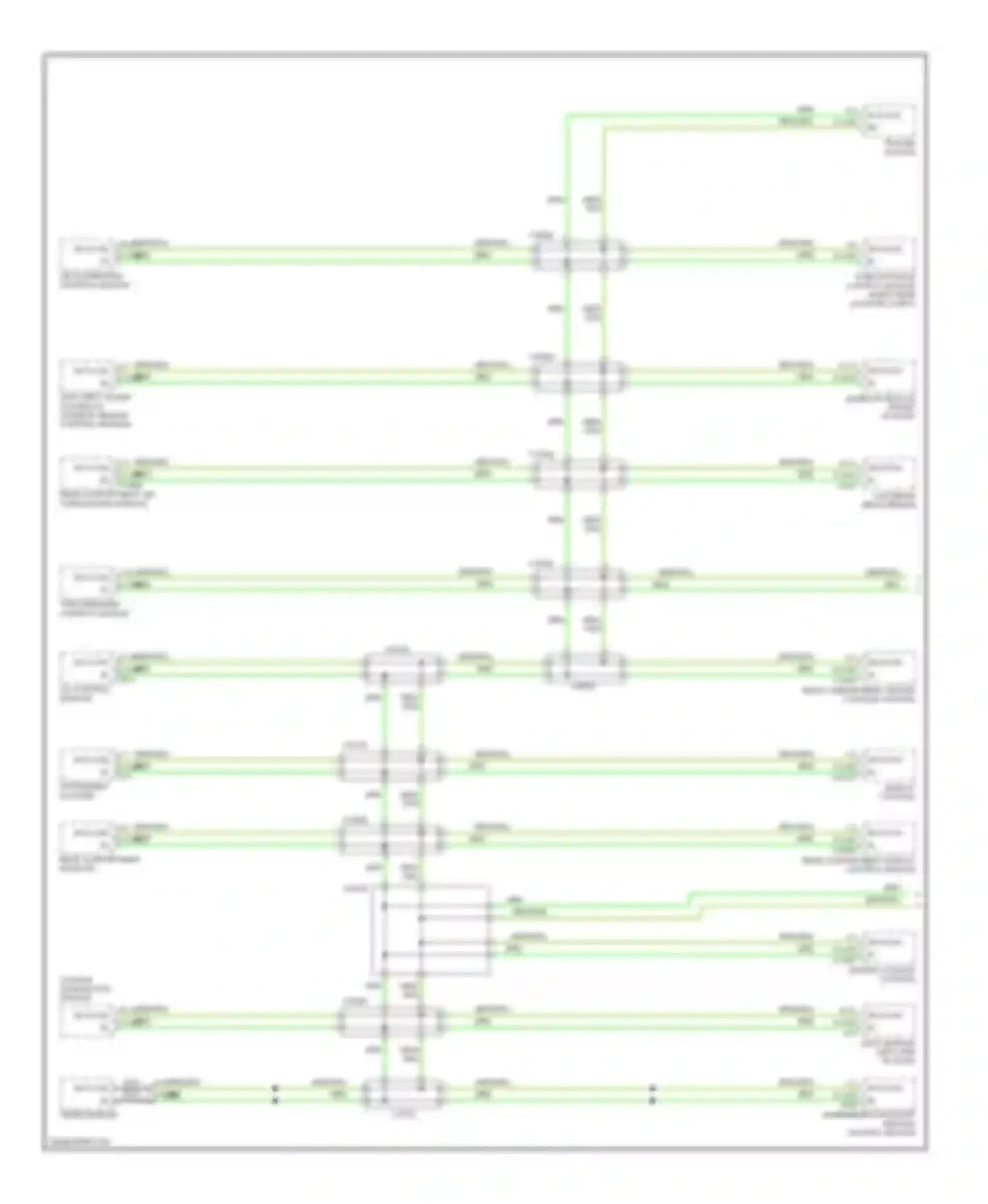 Wiring diagram center console control for BMW 7 series E65/E66 (2001-2005) (1 of 3)