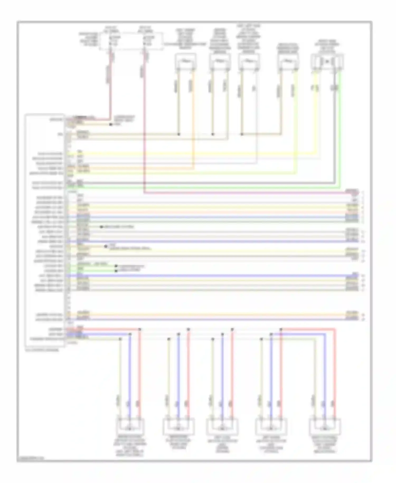 Wiring diagram computer data lines system for BMW 7 series E65/E66 (2001-2005) (81 of 109)