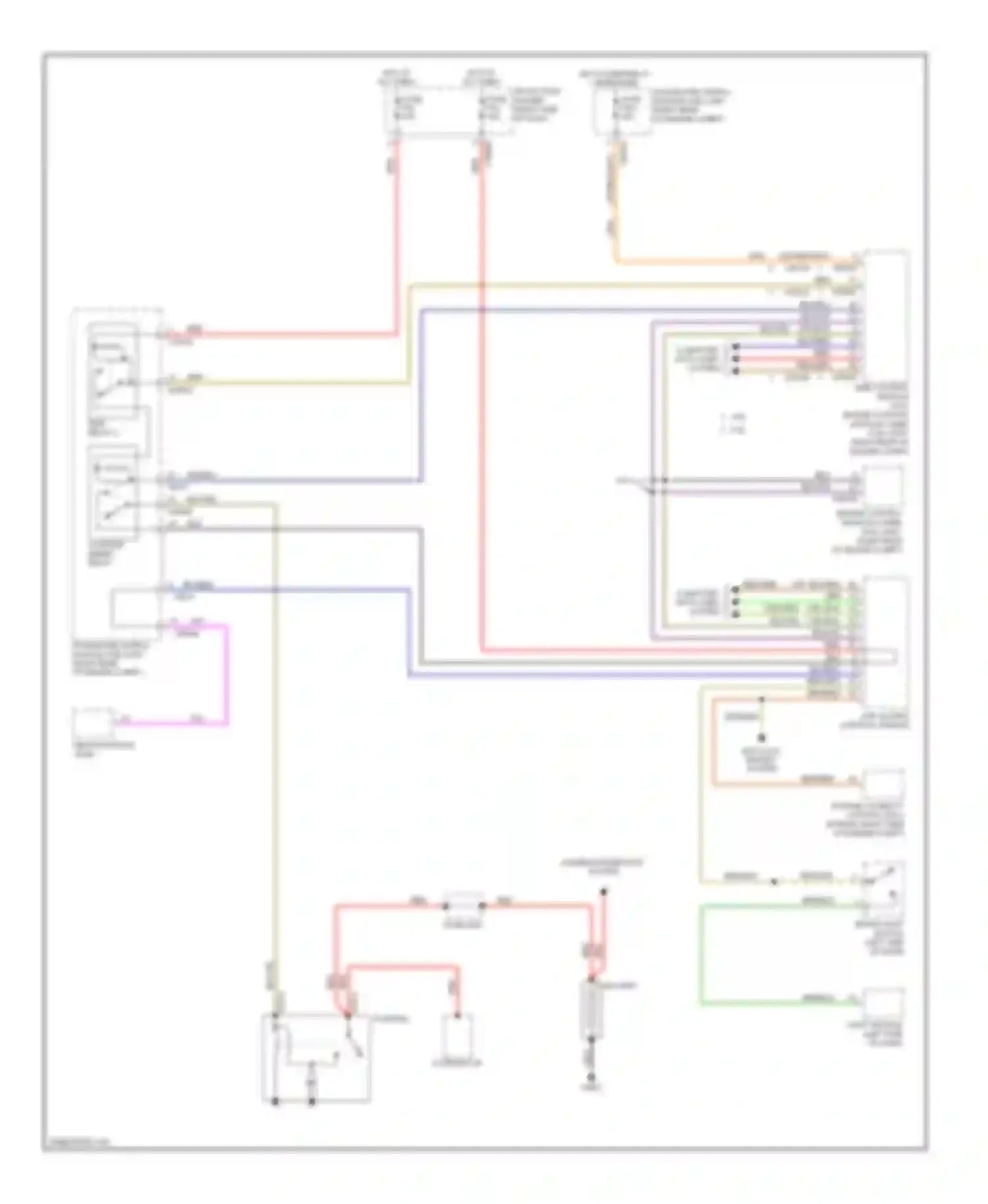 Wiring diagram dme relay 2 for BMW 7 series E65/E66 (2001-2005) (1 of 3)