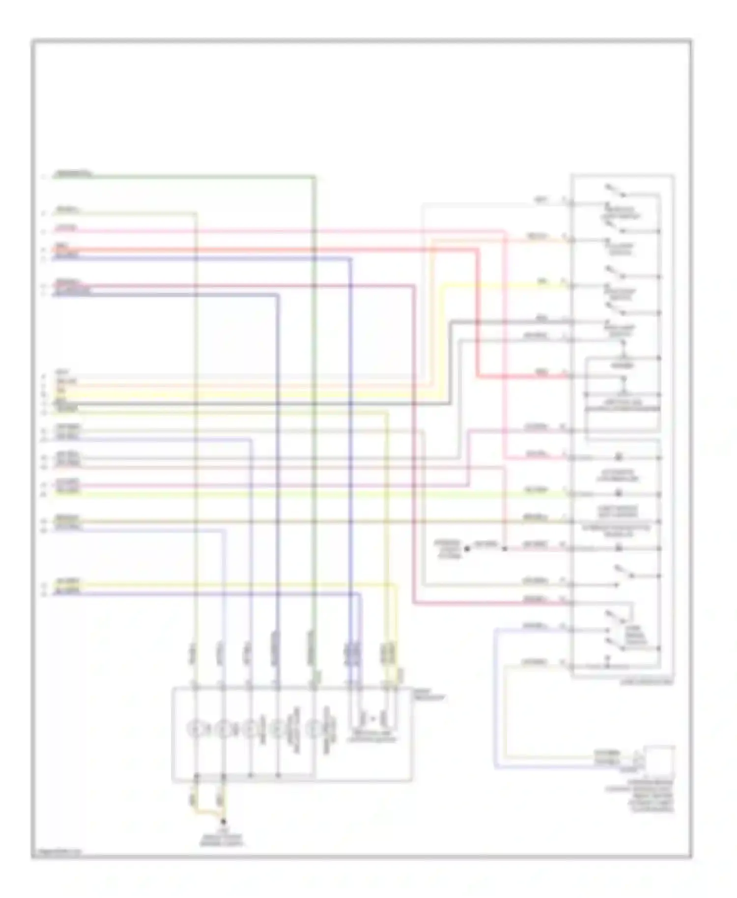 Wiring diagram floor board) for BMW 7 series E65/E66 (2001-2005) (1 of 1)