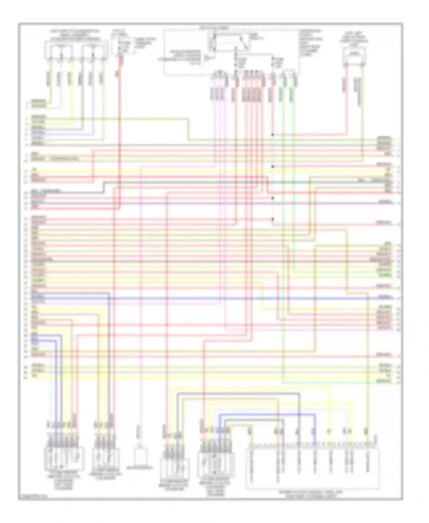 Wiring diagram oxygen sensor behind catalytic converter for BMW 7 series E65/E66 (2001-2005) (1 of 1)
