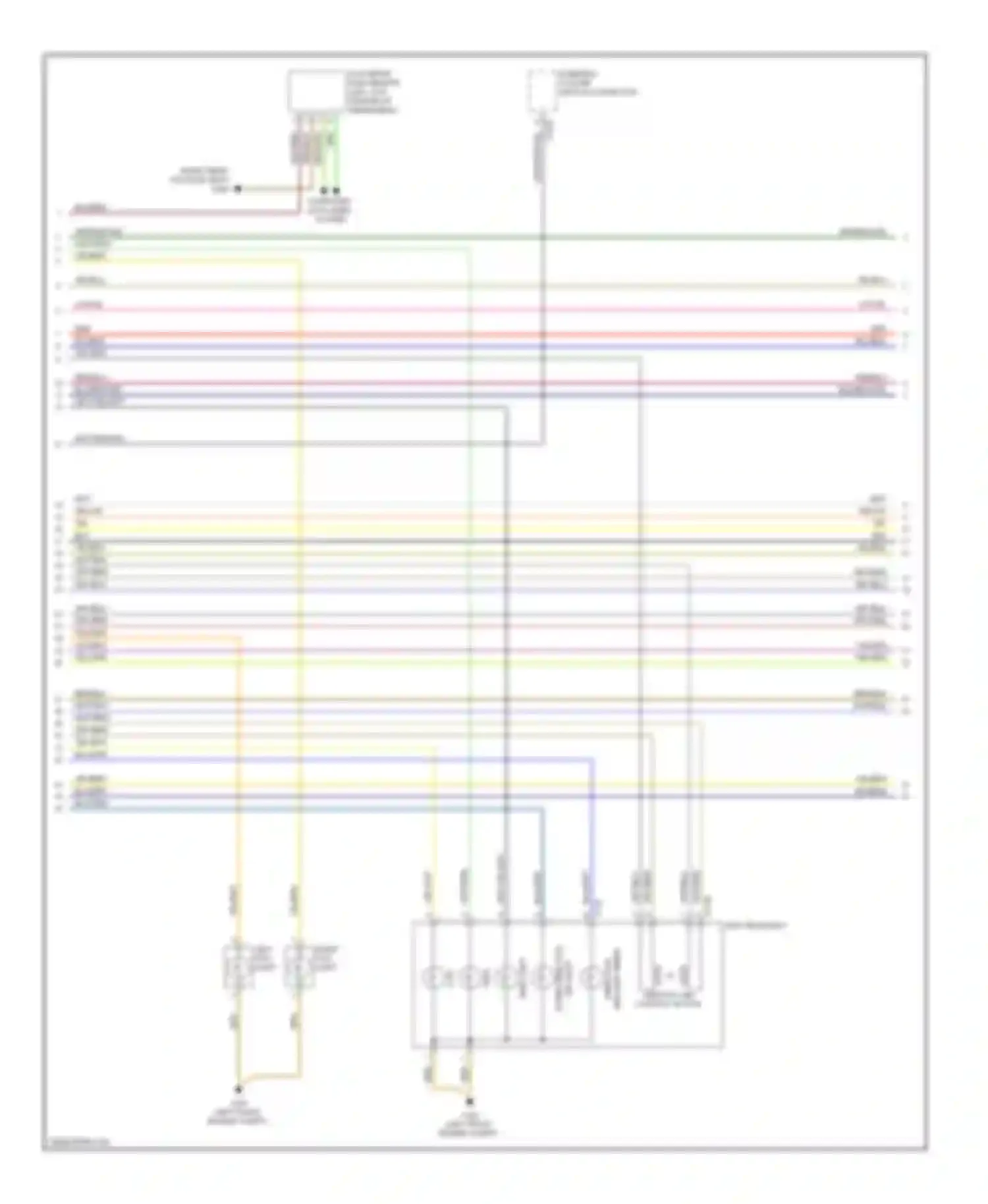 Wiring diagram side light for BMW 7 series E65/E66 (2001-2005) (3 of 8)