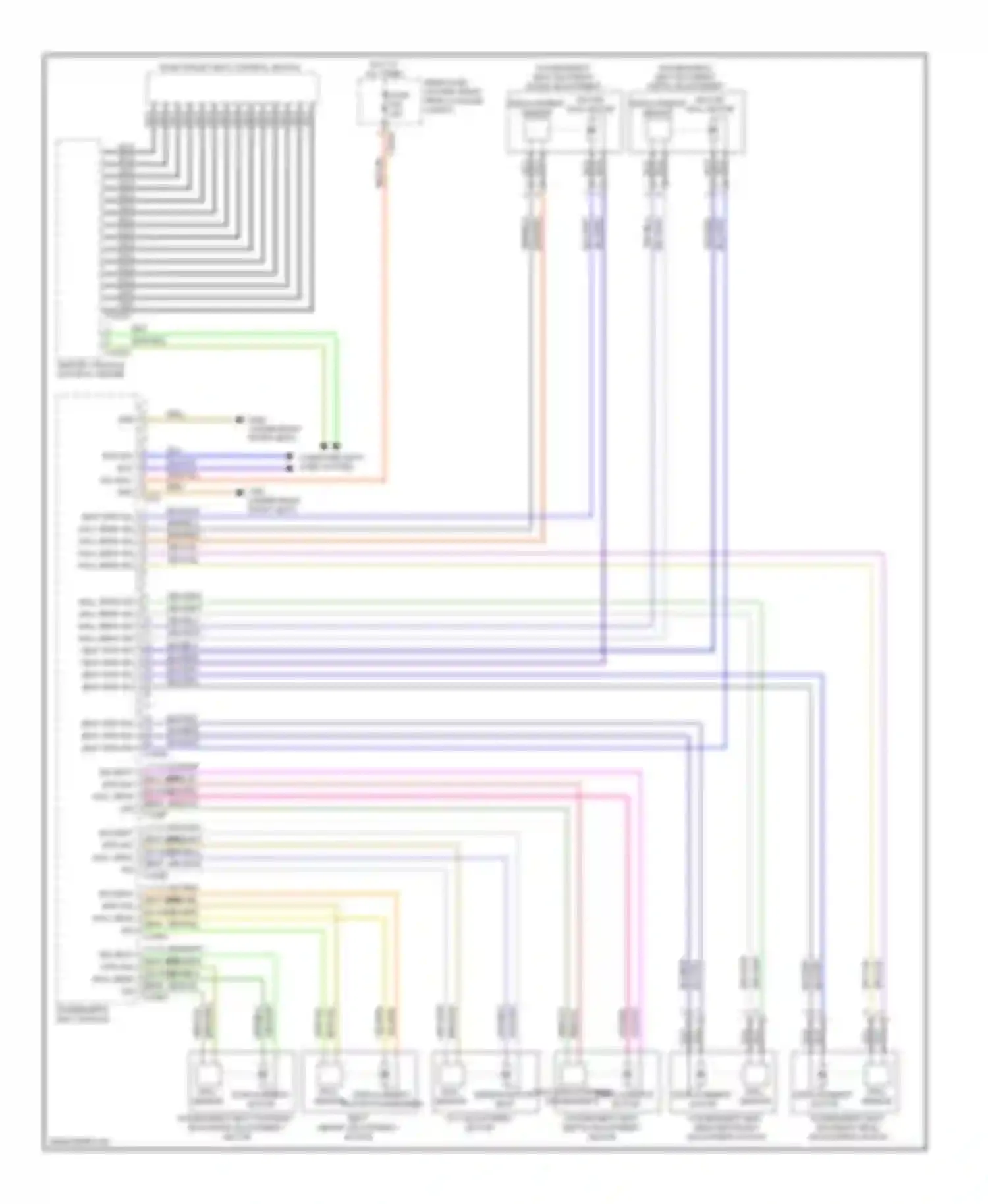 Wiring diagram vio/wht for BMW 7 series E65/E66 (2001-2005) (4 of 6)