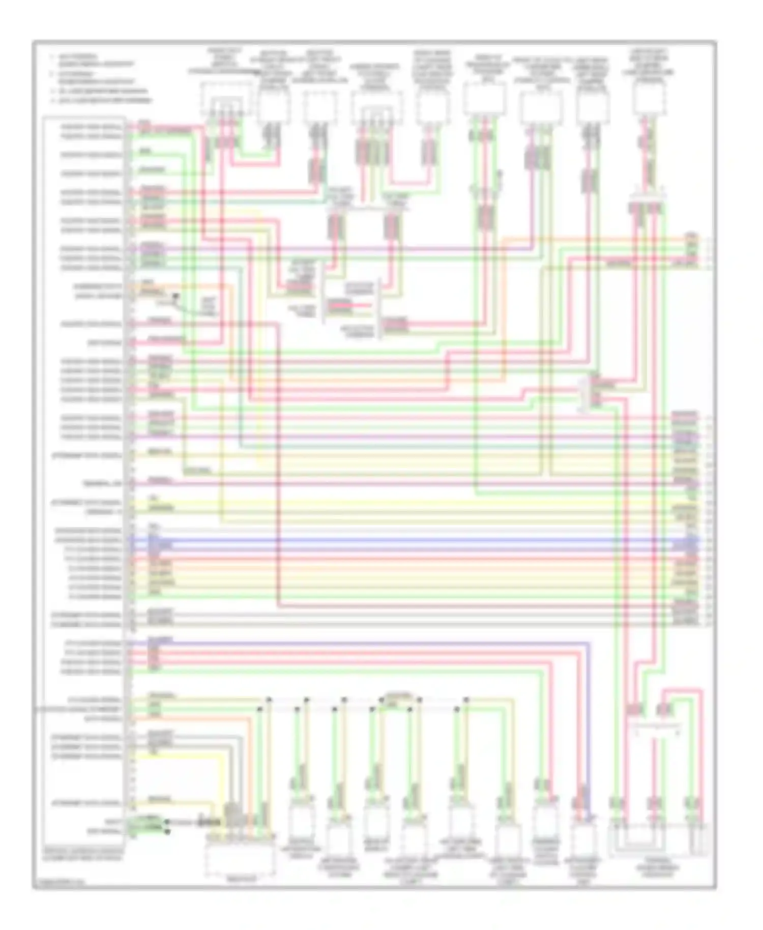 7 series BMW F01/F02 facelift (2012-2015): Computer data lines circuit (1 of 4)