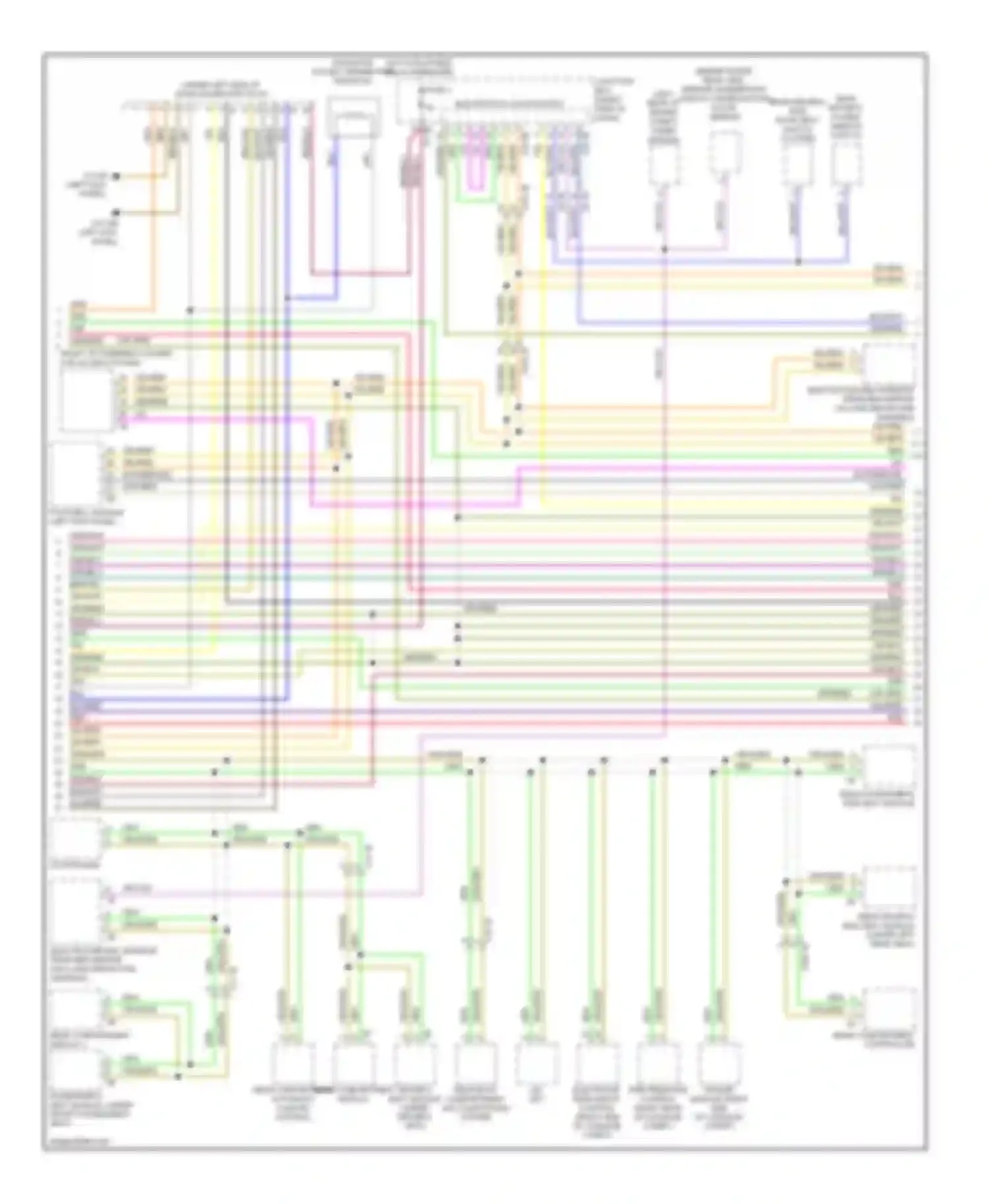 7 series BMW F01/F02 facelift (2012-2015): Computer data lines circuit (2 of 4)