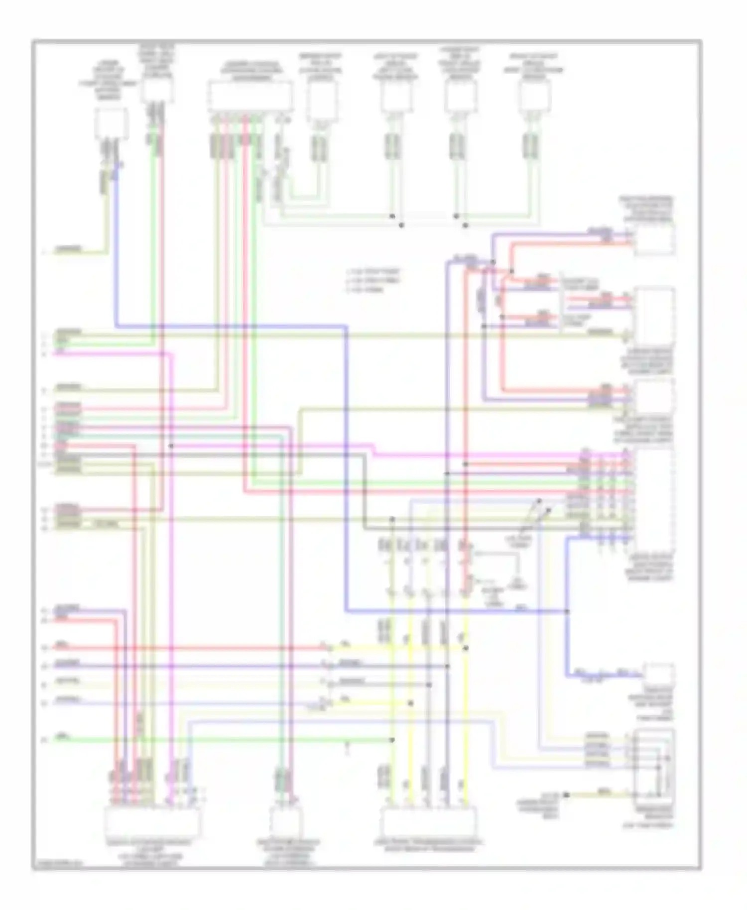 7 series BMW F01/F02 facelift (2012-2015): Computer data lines circuit (4 of 4)