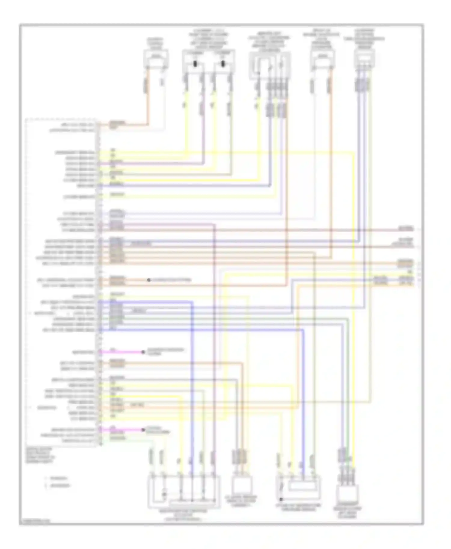 7 series BMW F01/F02 facelift (2012-2015): Wiring diagram engine performance 3.0l turbo (1 of 5)