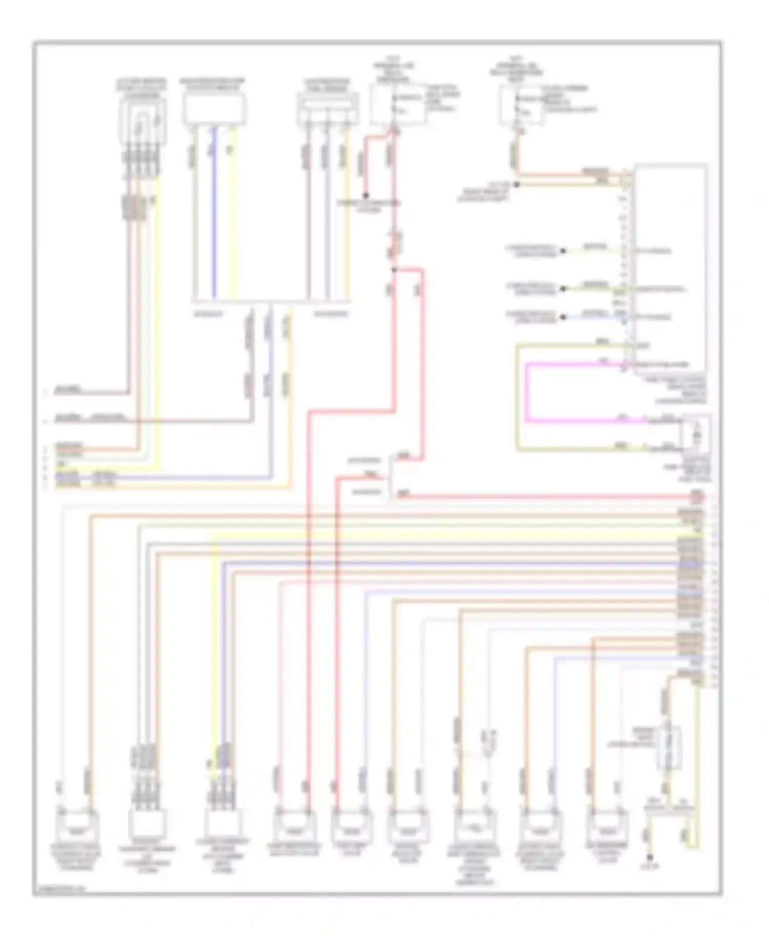 7 series BMW F01/F02 facelift (2012-2015): Wiring diagram engine performance 3.0l turbo (2 of 5)