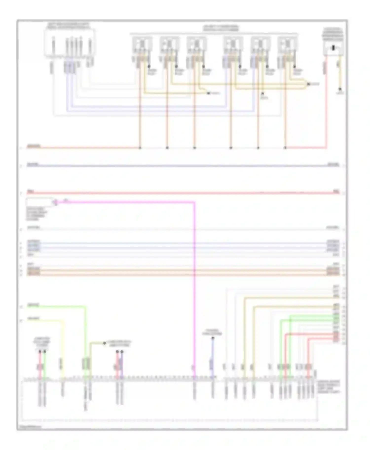 7 series BMW F01/F02 facelift (2012-2015): Wiring diagram engine performance 6.0l twin turbo (8 of 9)