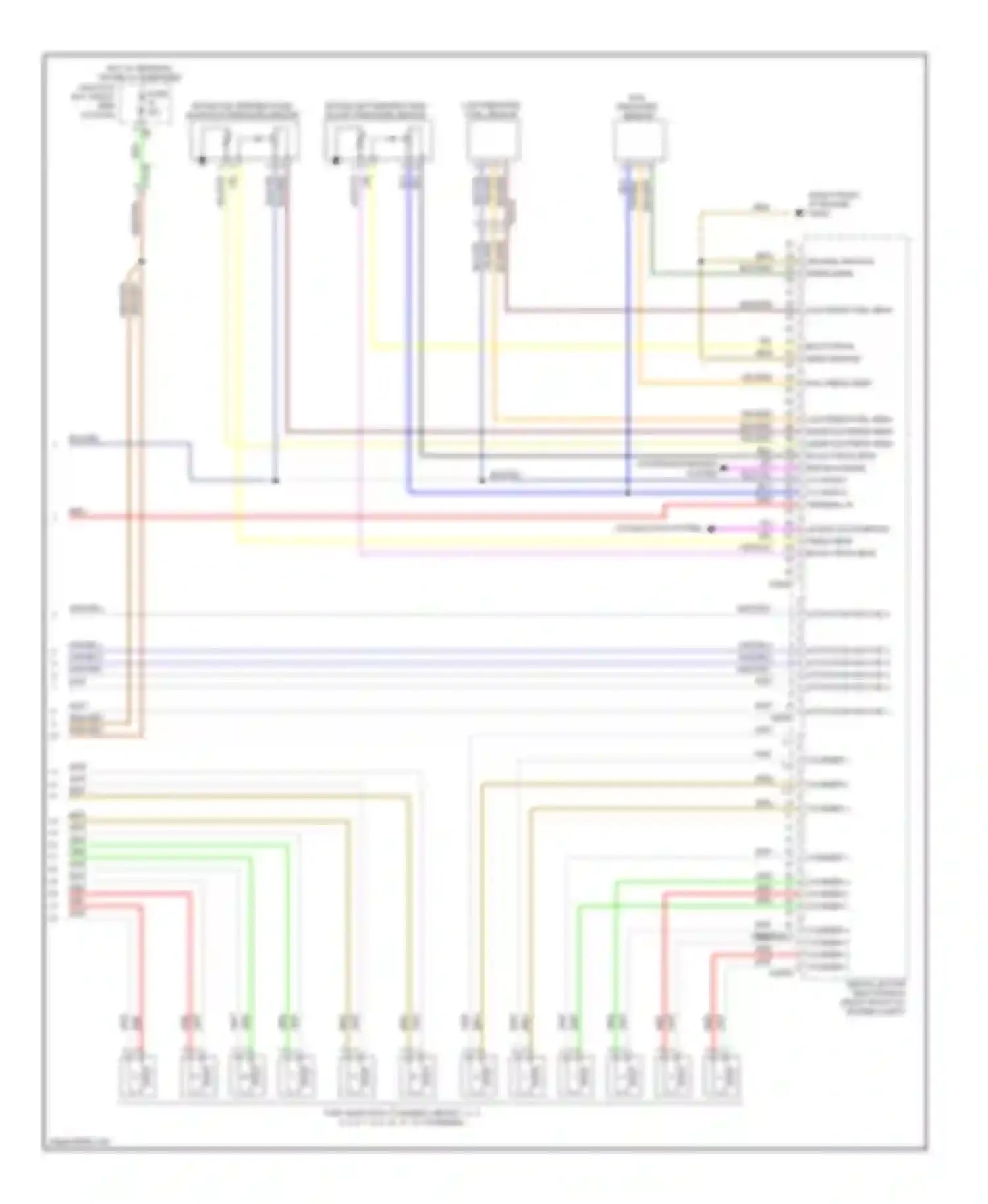7 series BMW F01/F02 facelift (2012-2015): Wiring diagram engine performance 6.0l twin turbo (9 of 9)