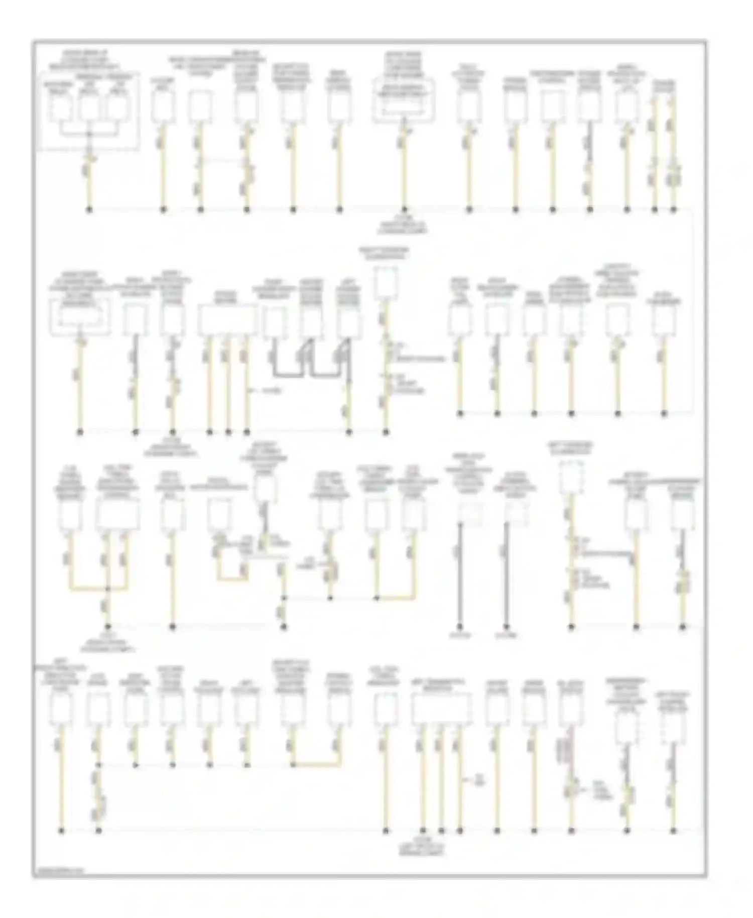 7 series BMW F01/F02 facelift (2012-2015): Ground distribution circuit (5 of 7)