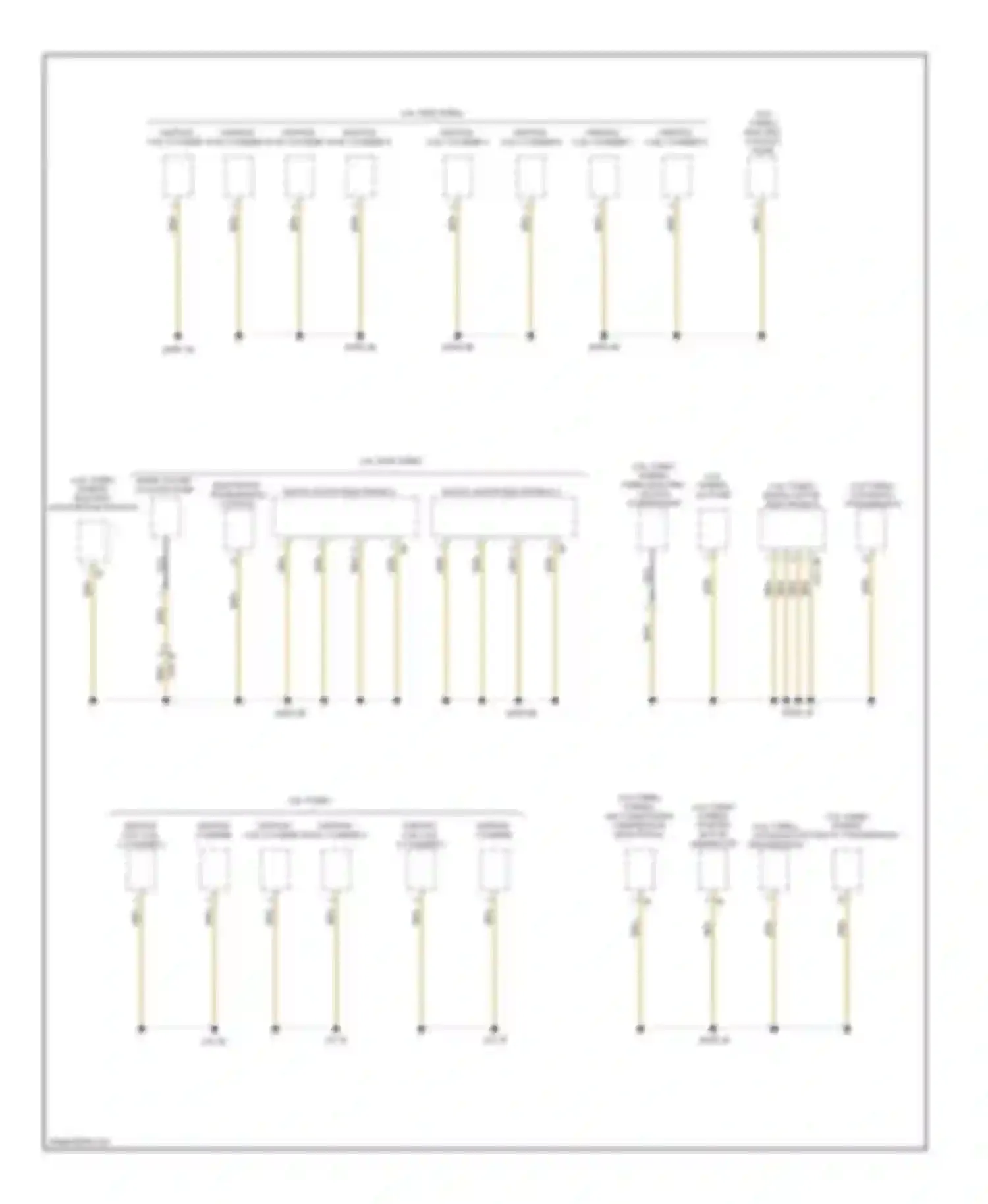7 series BMW F01/F02 facelift (2012-2015): Ground distribution circuit (7 of 7)