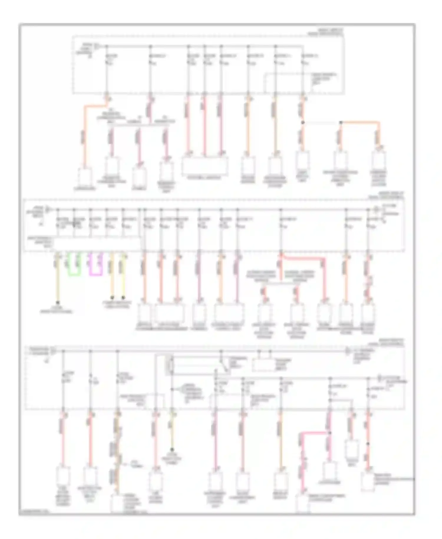 7 series BMW F01/F02 facelift (2012-2015): Power distribution circuit (2 of 7)