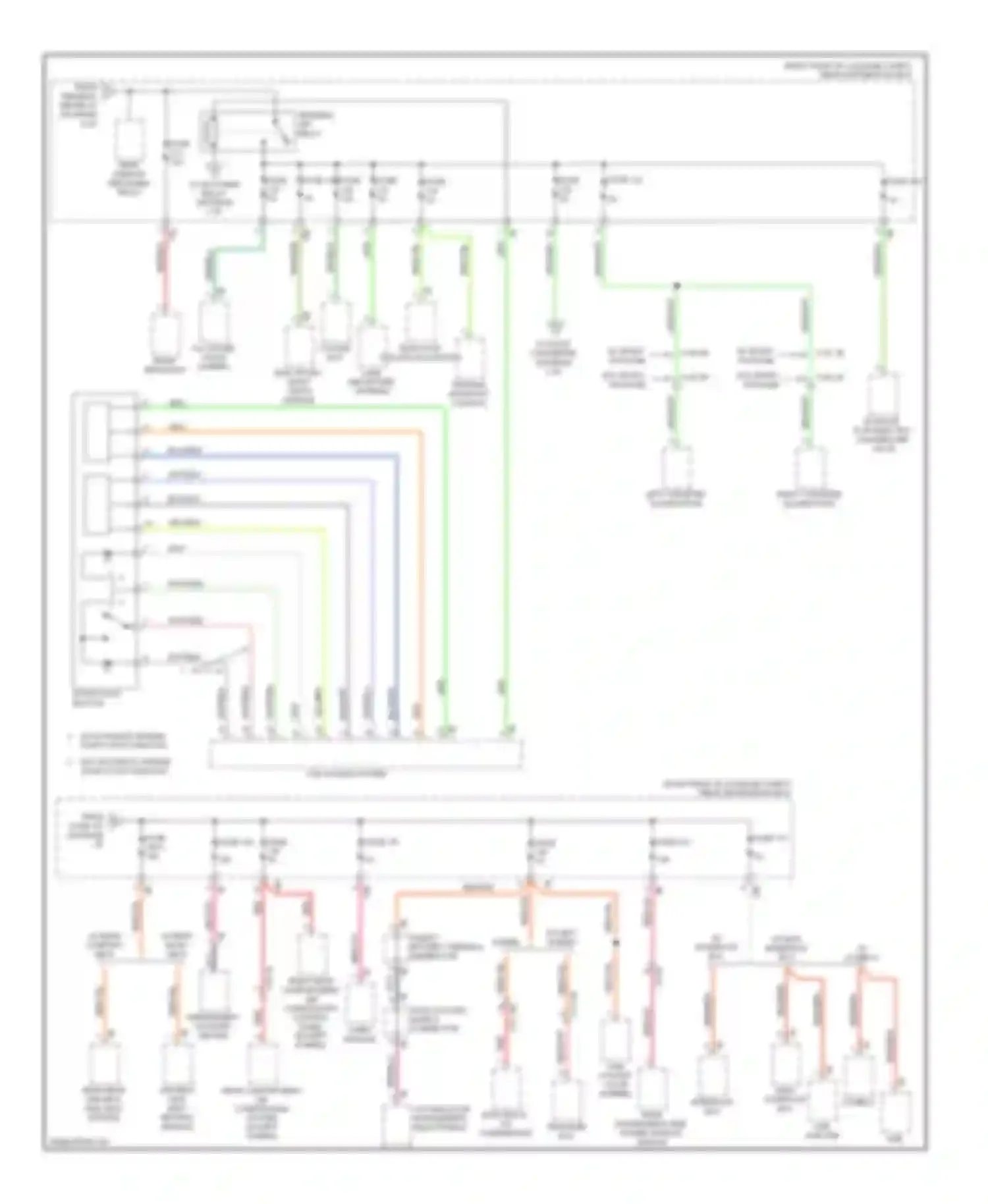 7 series BMW F01/F02 facelift (2012-2015): Power distribution circuit (7 of 7)