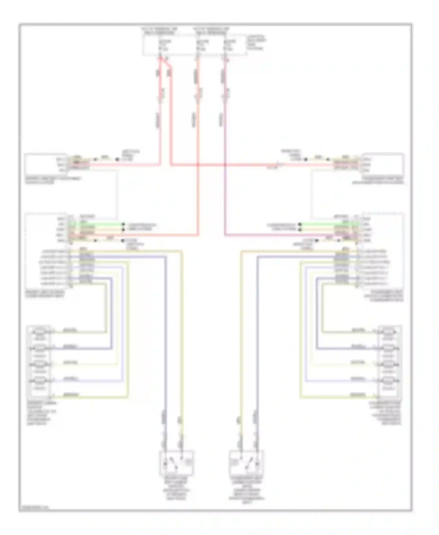 7 series BMW F01/F02 facelift (2012-2015): Front lumbar circuit, without active seats