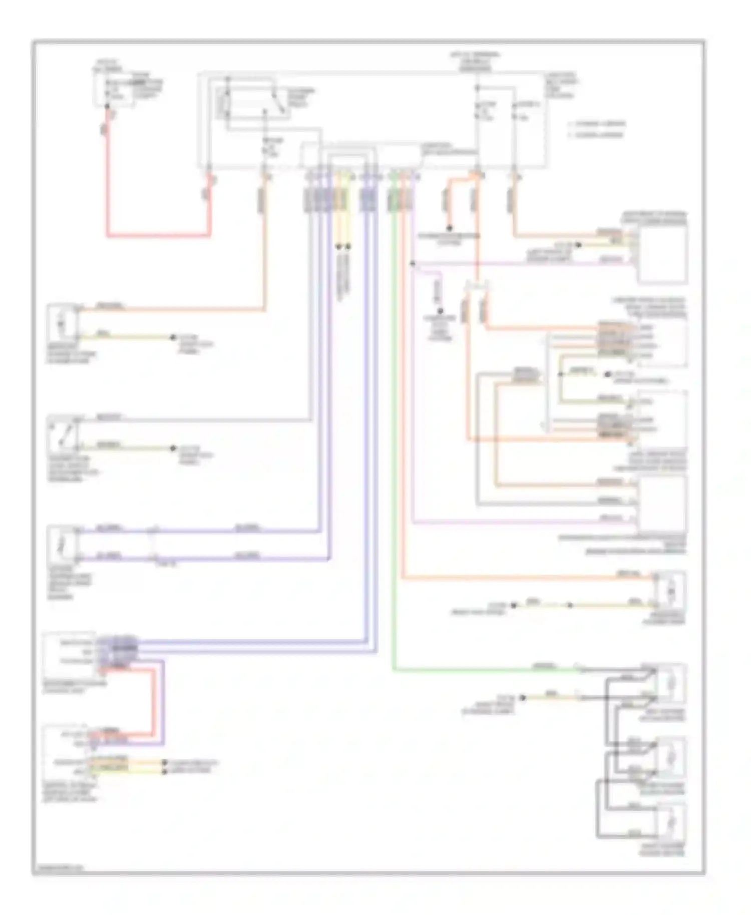 7 series BMW F01/F02 facelift (2012-2015): Wiper/washer circuit
