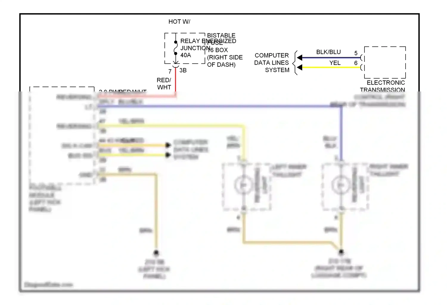 Wiring diagram blu for BMW 7 series F01/F02 facelift (2012-2015) (12 of 61)