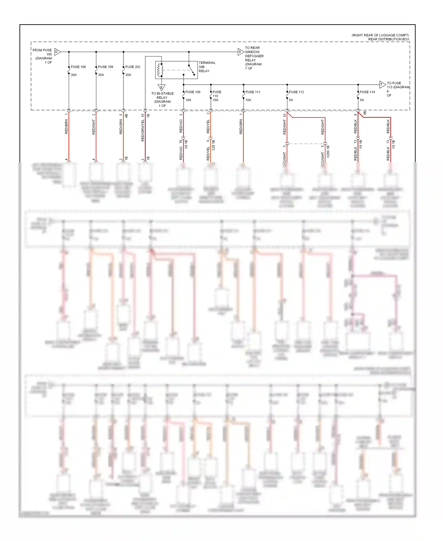 Wiring diagram car access system for BMW 7 series F01/F02 facelift (2012-2015) (3 of 4)