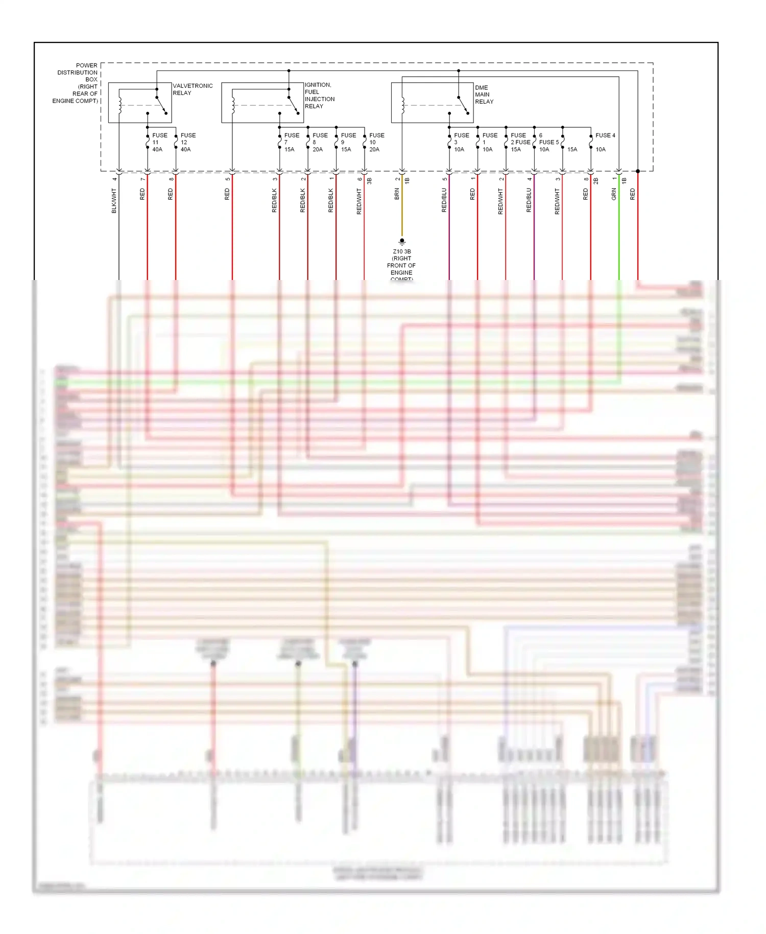 Wiring diagram computer computer data lines data lines system system for BMW 7 series F01/F02 facelift (2012-2015) (1 of 1)