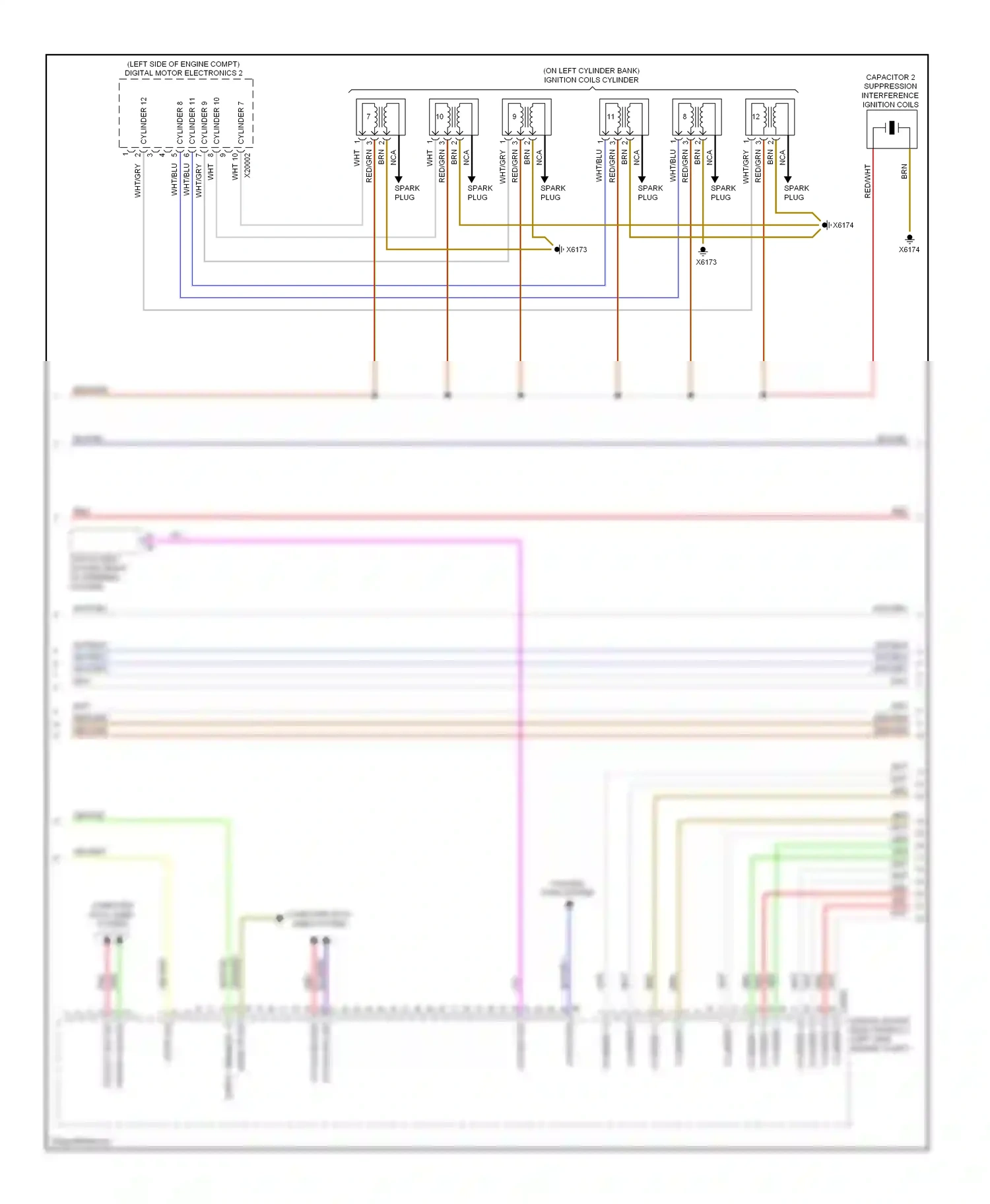 Wiring diagram computer data lines system for BMW 7 series F01/F02 facelift (2012-2015) (91 of 91)