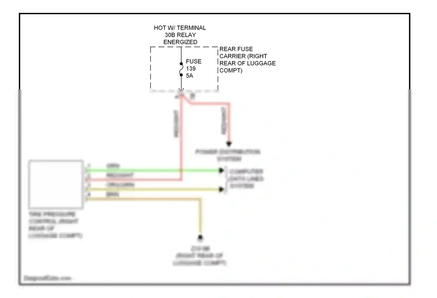 Wiring diagram computer data lines system for BMW 7 series F01/F02 facelift (2012-2015) (83 of 91)