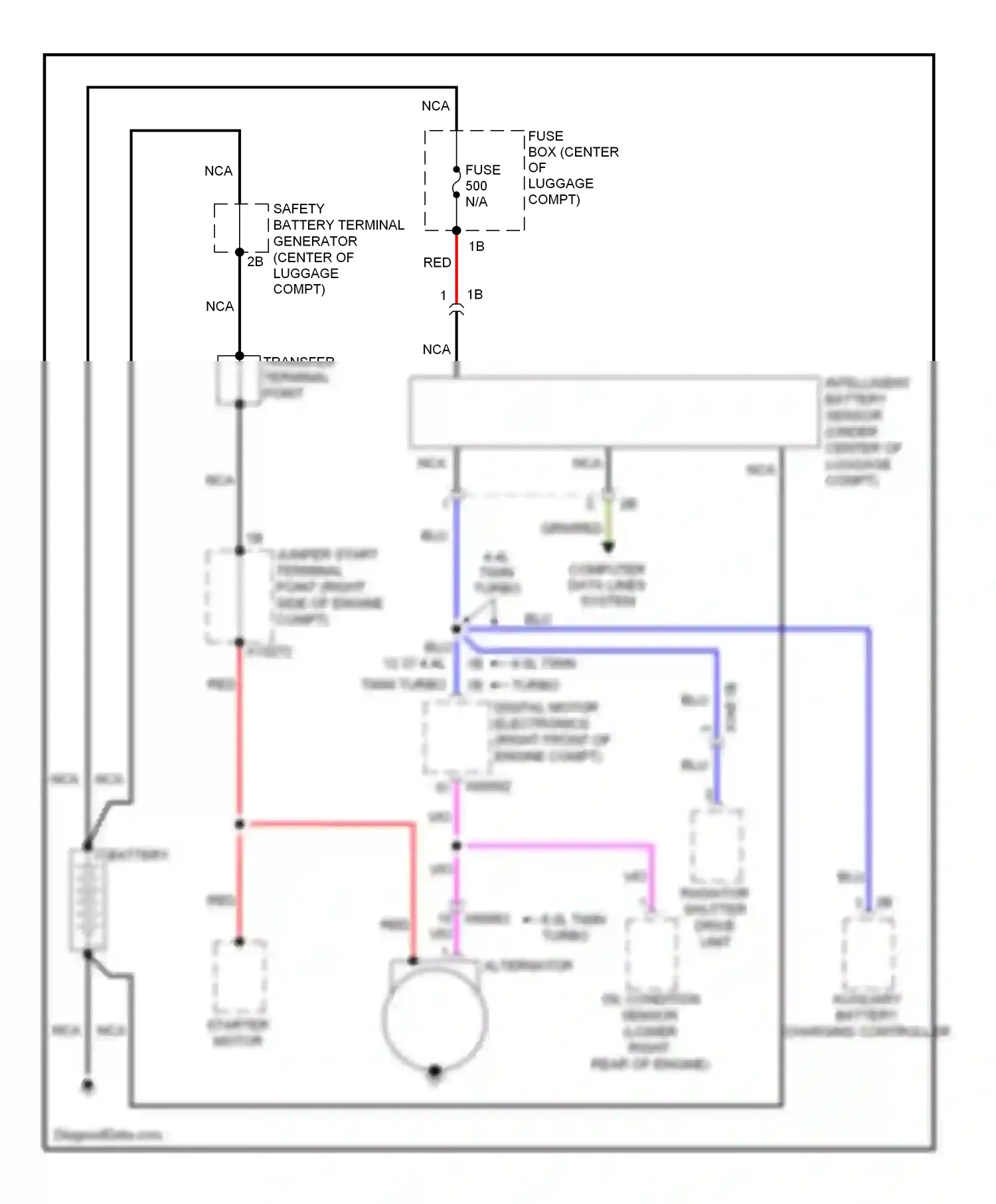 Wiring diagram computer data lines system for BMW 7 series F01/F02 facelift (2012-2015) (72 of 91)